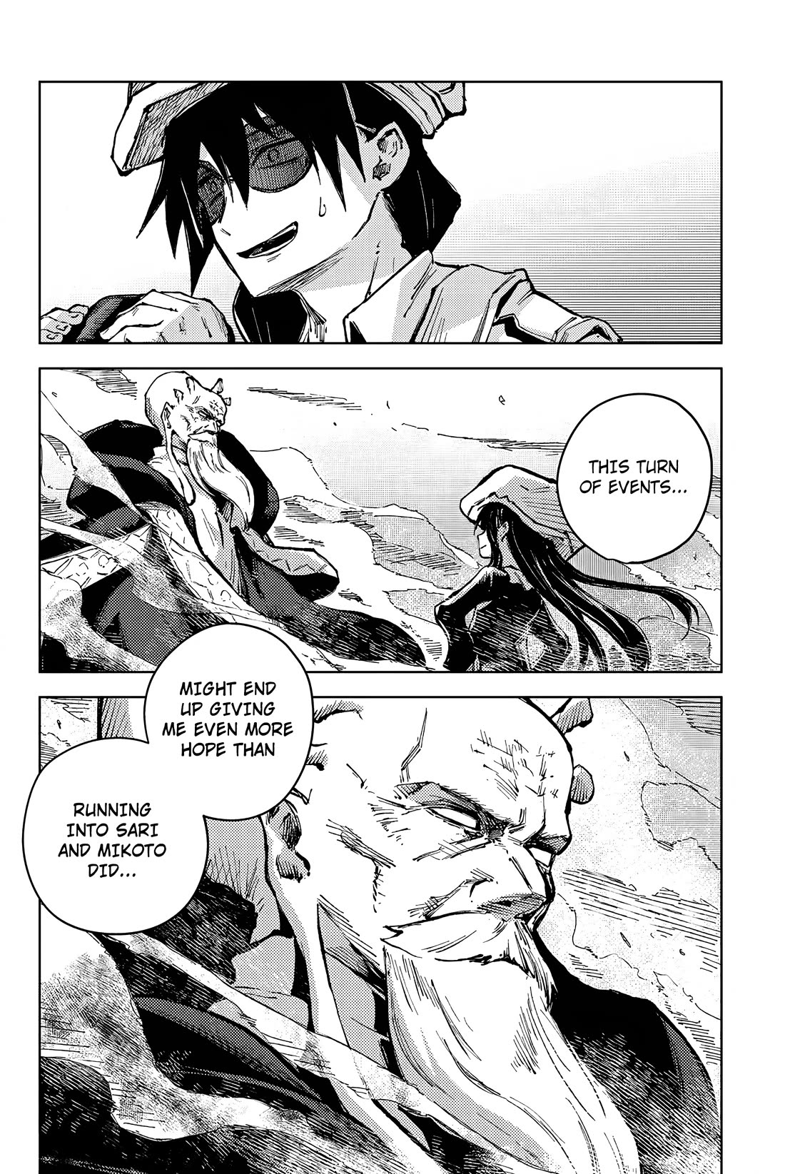 Peach Boy Riverside Chapter 64 page 2 - Chapter 64: Masked Oni God and Thinking Oni God