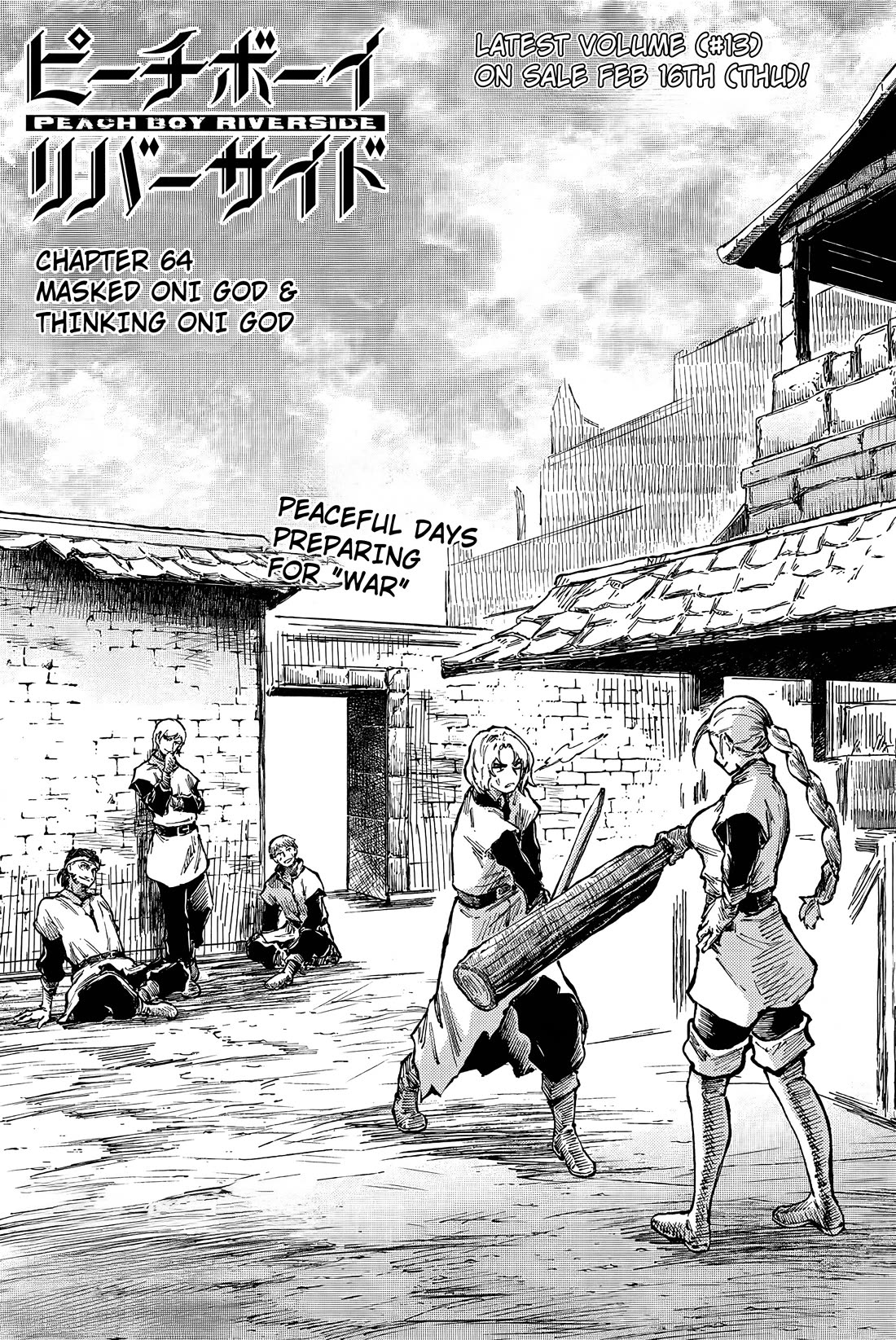 Peach Boy Riverside Chapter 64 page 3 - Chapter 64: Masked Oni God and Thinking Oni God