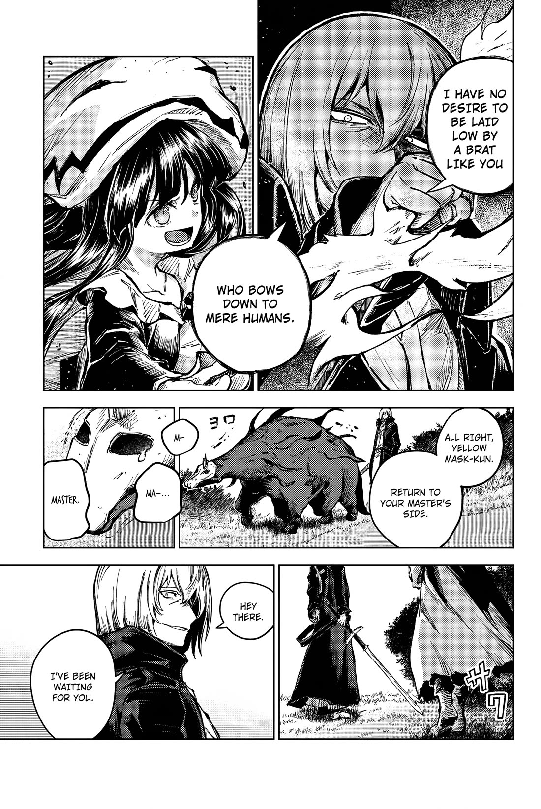 Peach Boy Riverside Chapter 64 page 9 - Chapter 64: Masked Oni God and Thinking Oni God