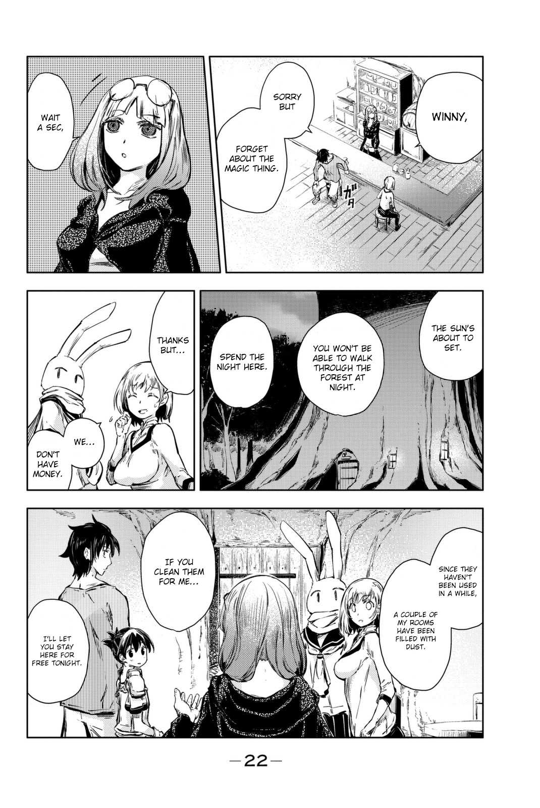 Peach Boy Riverside Chapter 8 page 23 - Chapter 8: The Witch and Learning Magic