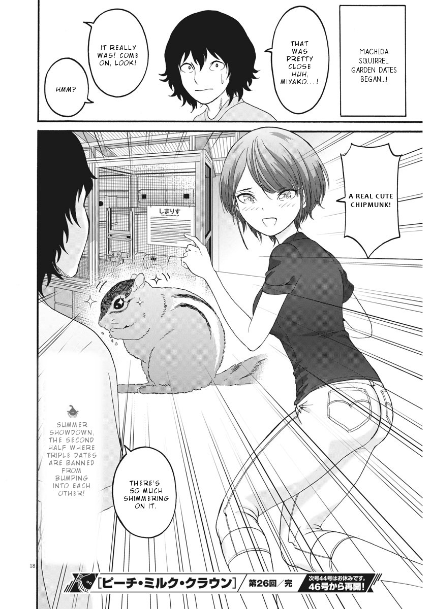Peach Milk Crown Chapter 26 page 19 - Chapter 26: Kiss from a squirrel