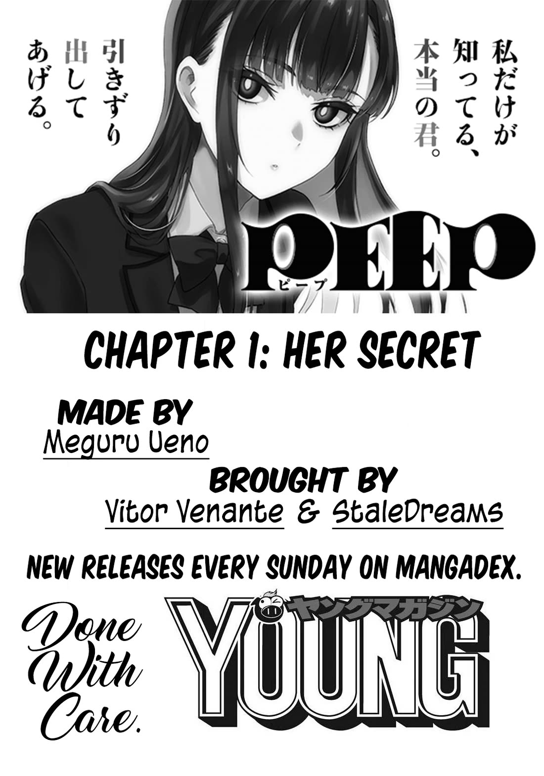 PEEP Chapter 1 page 1 - Chapter 1: Her Secret