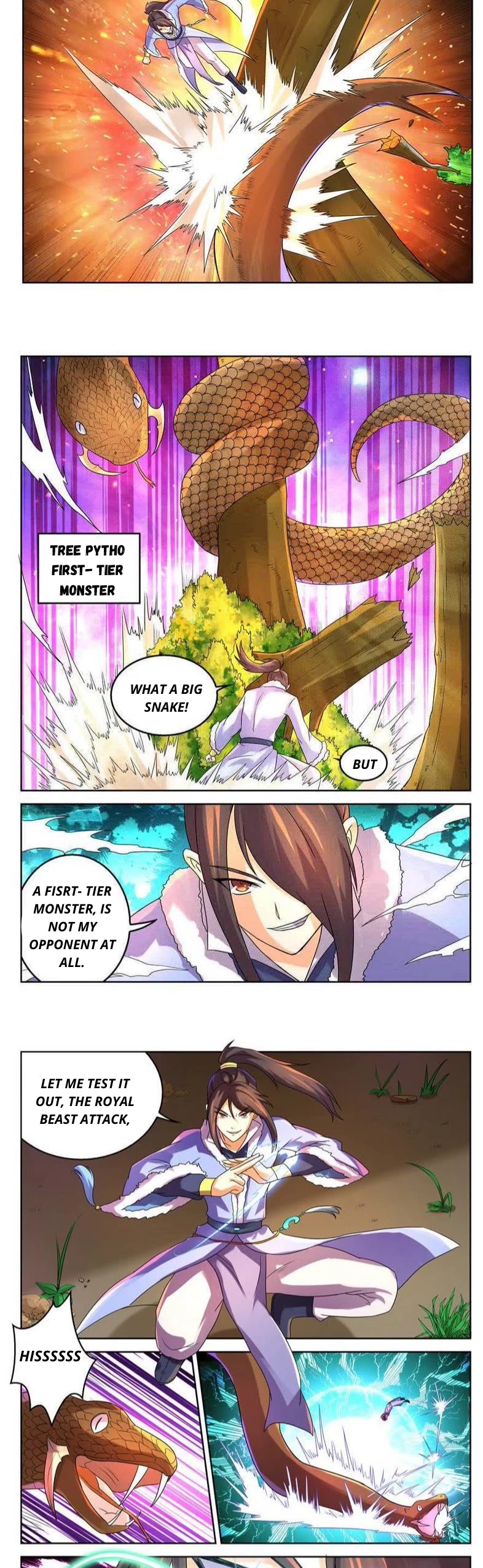 Peerless Heavenly Emperor Chapter 20 page 4 - Chapter 20: To The Ten Thousand Demons Mountain Range