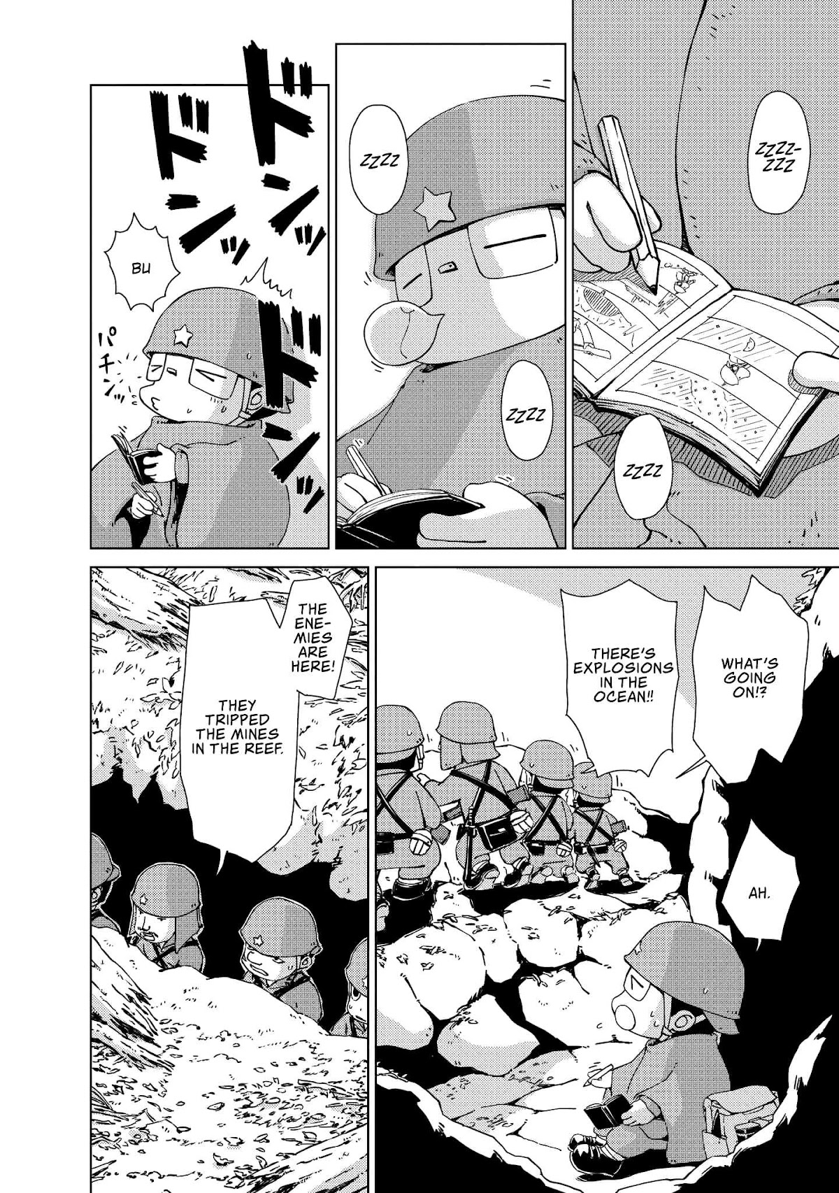 Peleliu: Guernica of Paradise Chapter 4 page 3 - Chapter 4: Morning of the Fight