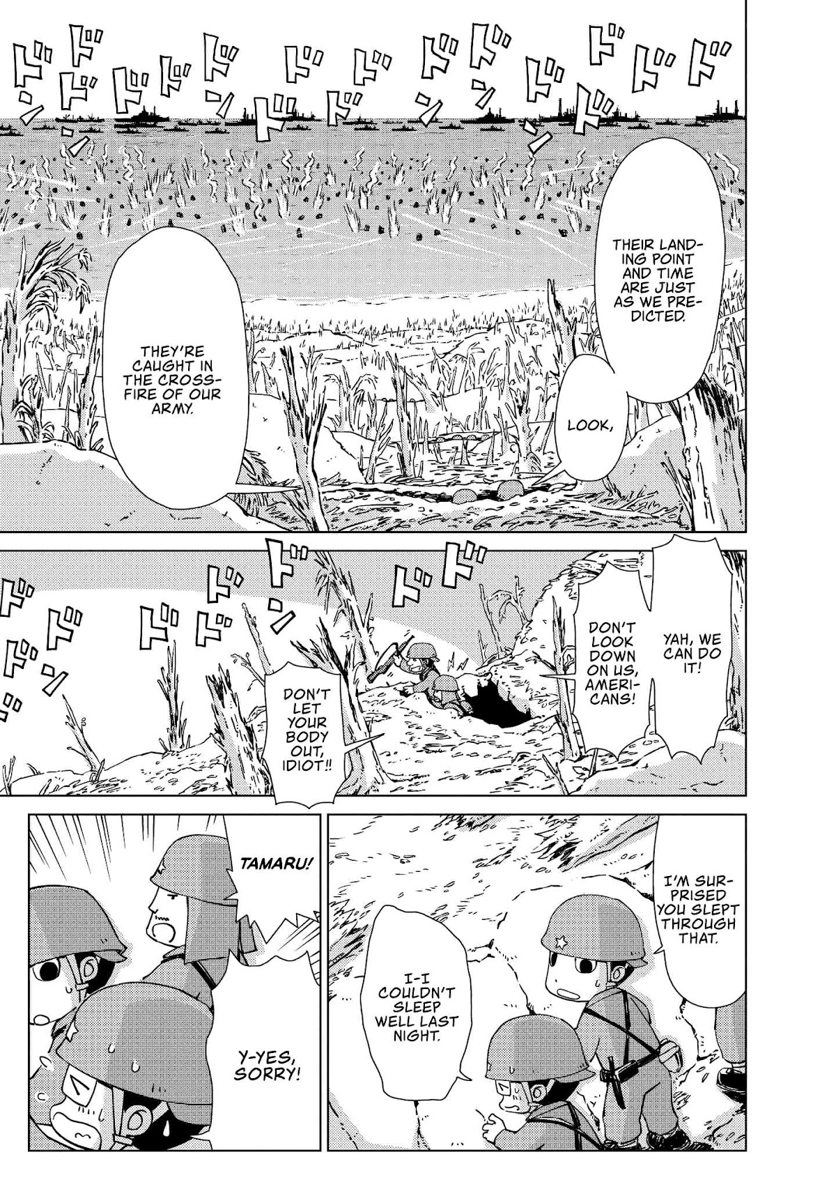Peleliu: Guernica of Paradise Chapter 4 page 4 - Chapter 4: Morning of the Fight