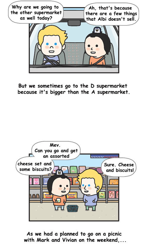 Penguin Loves Mev Chapter 128 page 3 - Chapter 128 : Two Supermarkets
