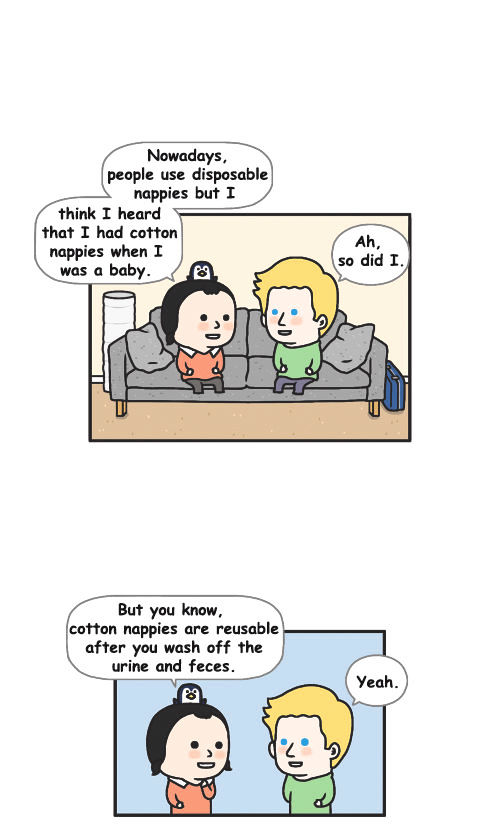 Penguin Loves Mev Chapter 87 page 3 - Chapter 87 : Nappy