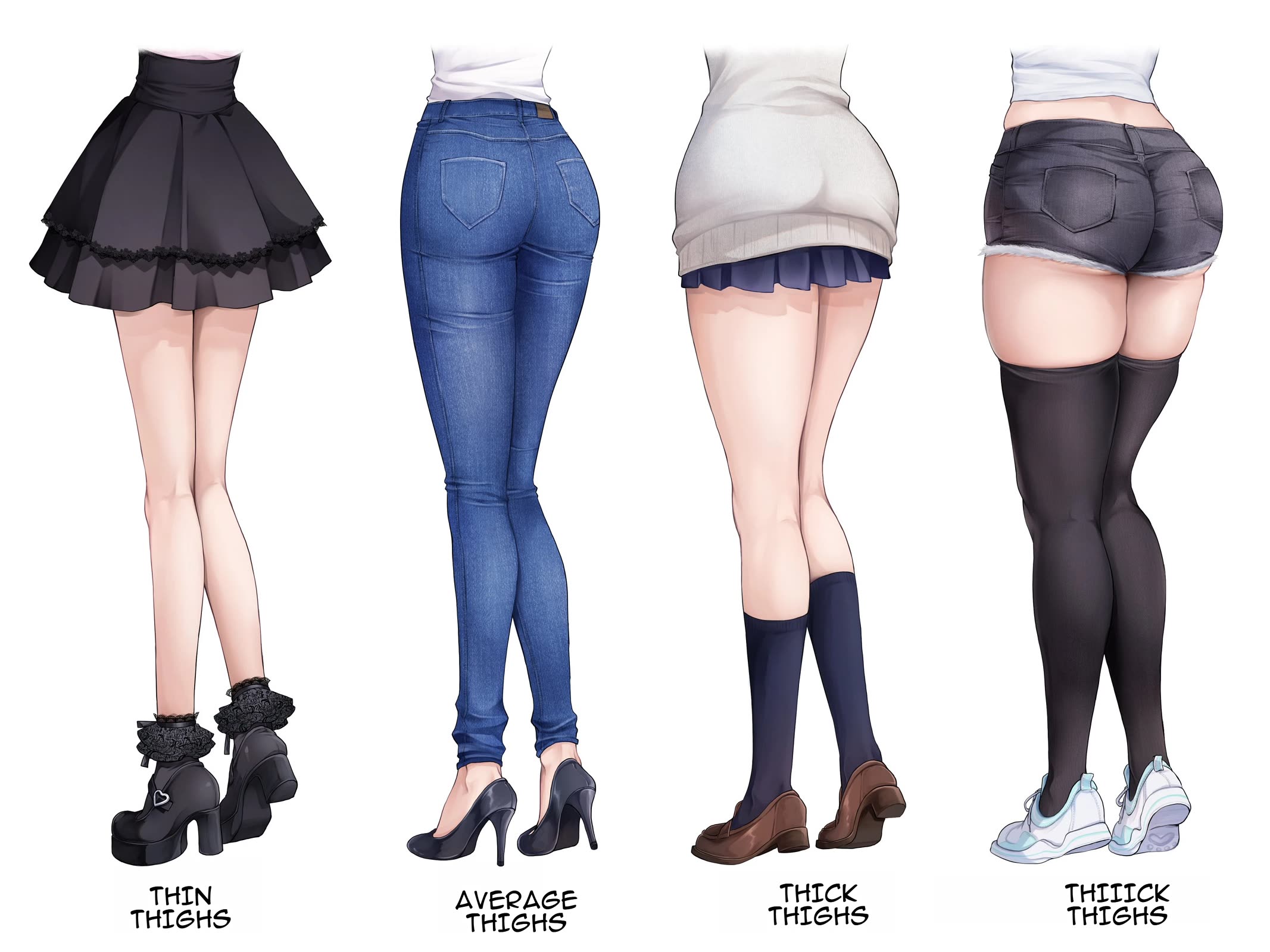 PenSis Twitter Shorts Chapter 33 page 1 - Chapter 33: Thighs Comparison