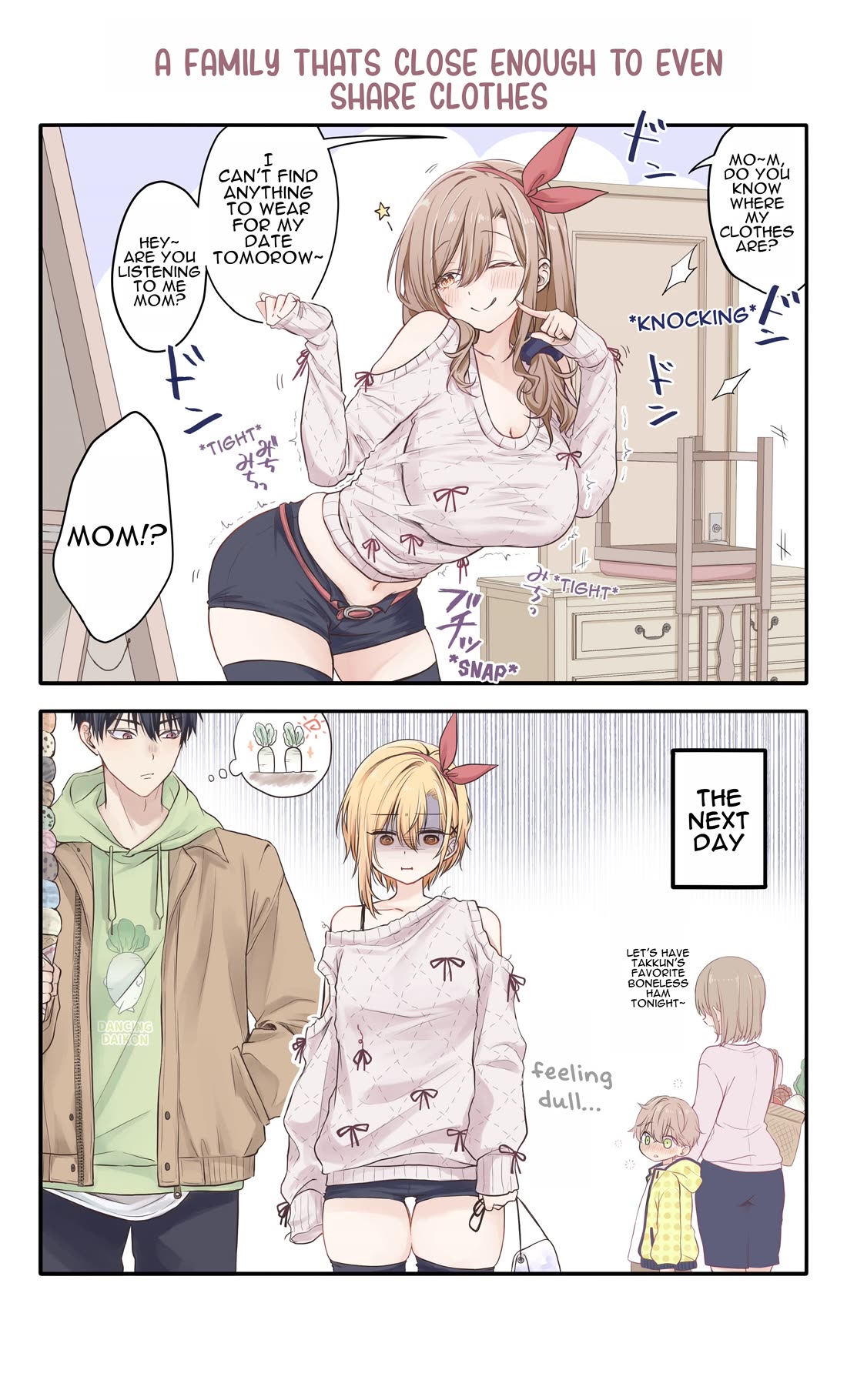 PenSis Twitter Shorts Chapter 37 page 1 - Chapter 37: A family thats close enough to even share clothes