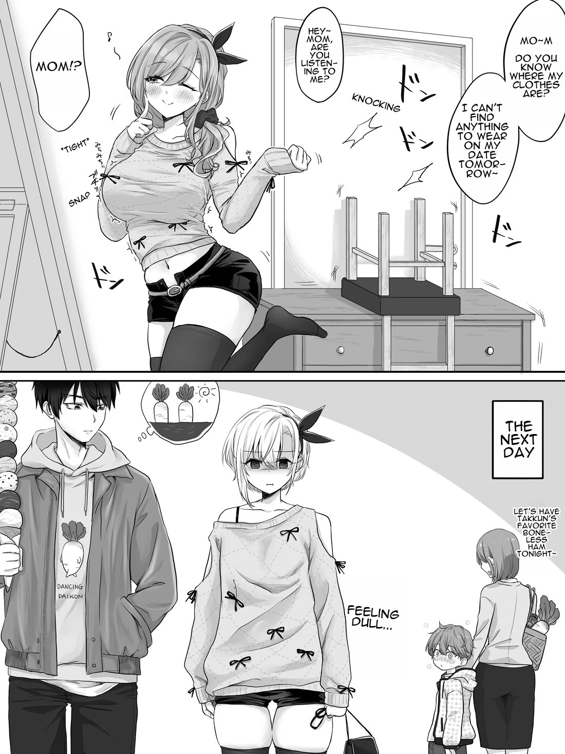 PenSis Twitter Shorts Chapter 6 page 1 - Chapter 6: A family that's close enough to share clothes