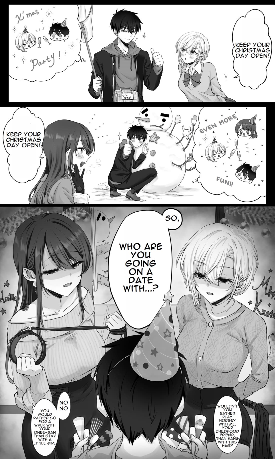 PenSis Twitter Shorts Chapter 7 page 1 - Chapter 7: A christmas filled with eveyone's own expectations