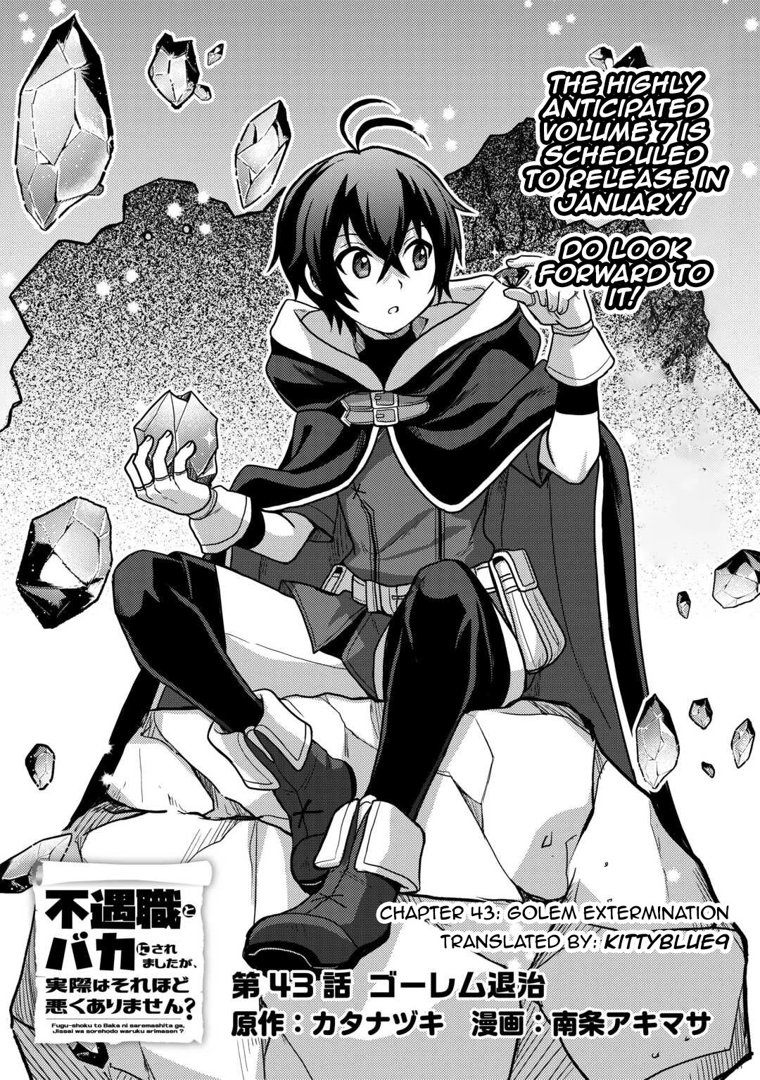 People Made Fun of Me for Being Jobless but Its Not Bad at All Chapter 43 page 1 - Chapter 43: Golem Extermination