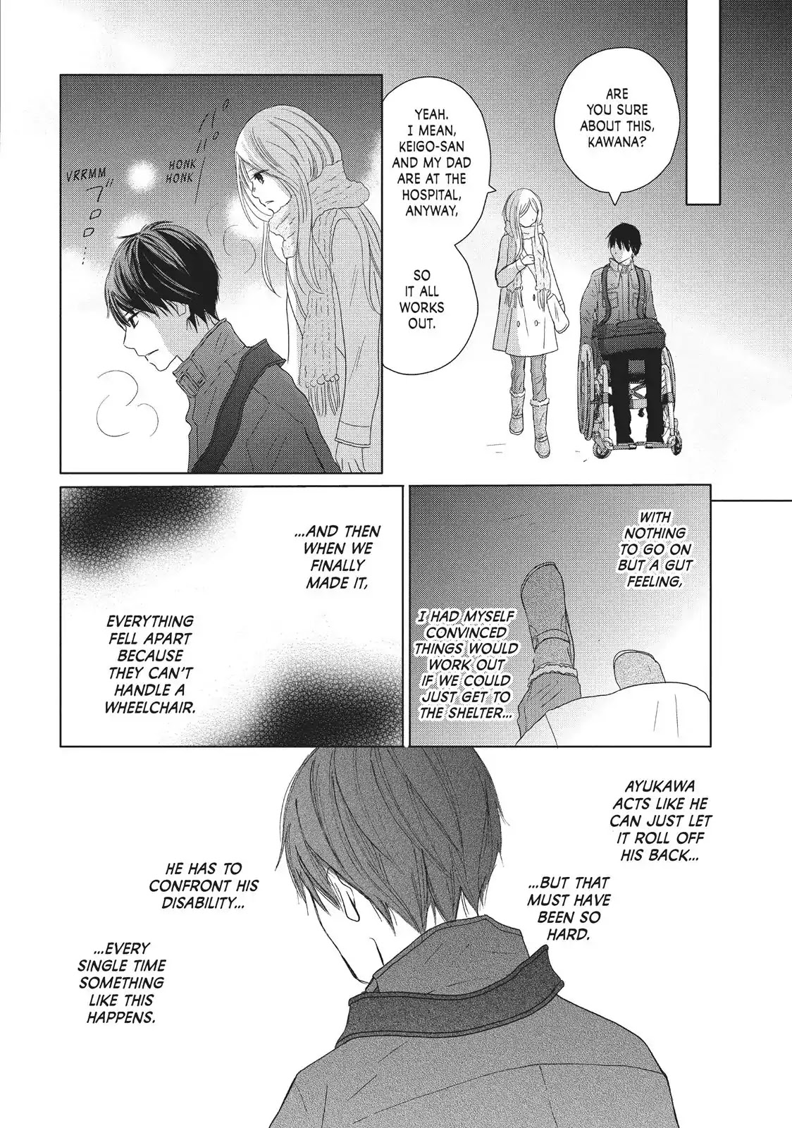 Perfect World (ARUGA Rie) Chapter 32 page 6 - Chapter 32: In a Van Under the Winter Sky