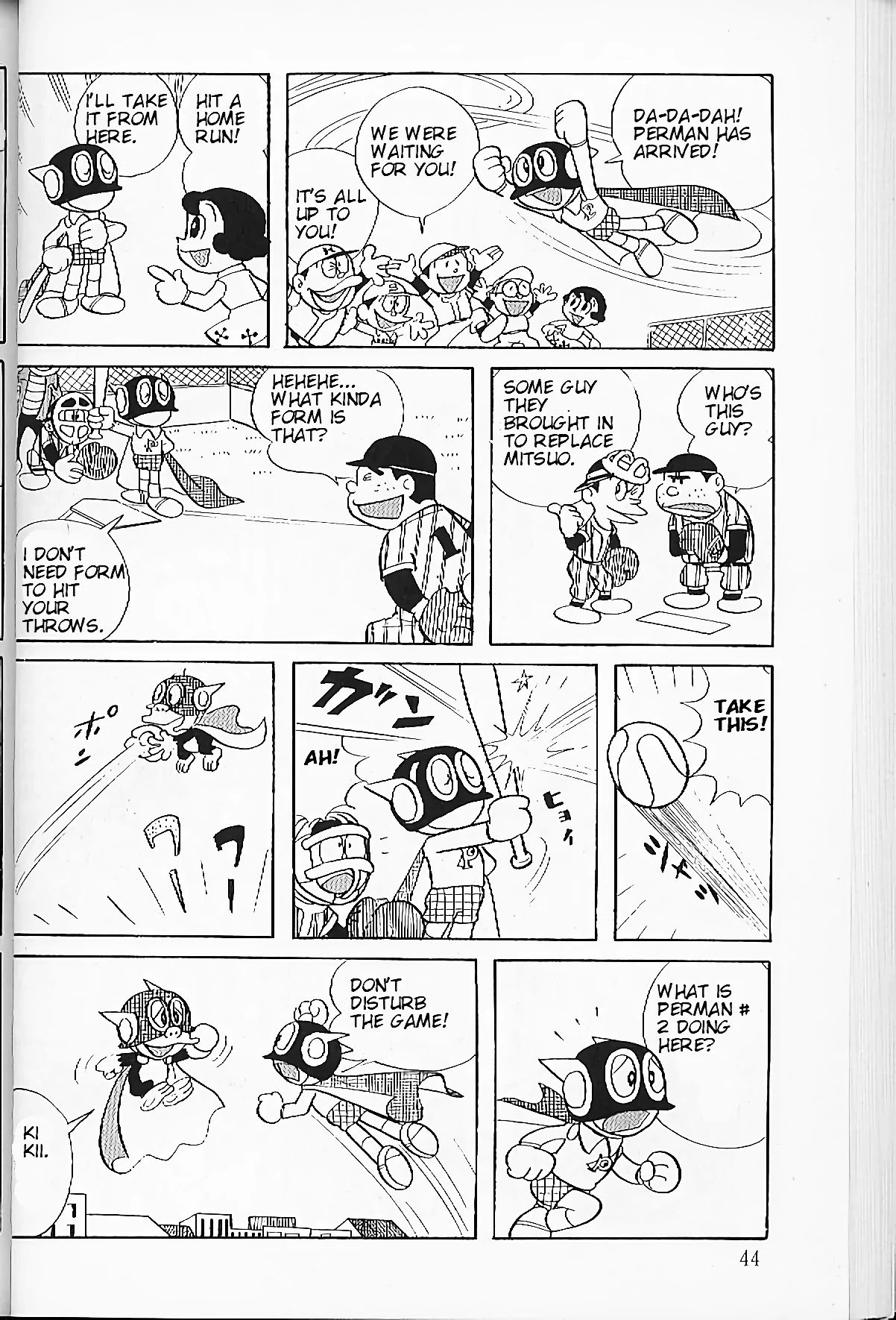 Perman Chapter 3 page 8 - Chapter 3: A 2 Man Baseball Game