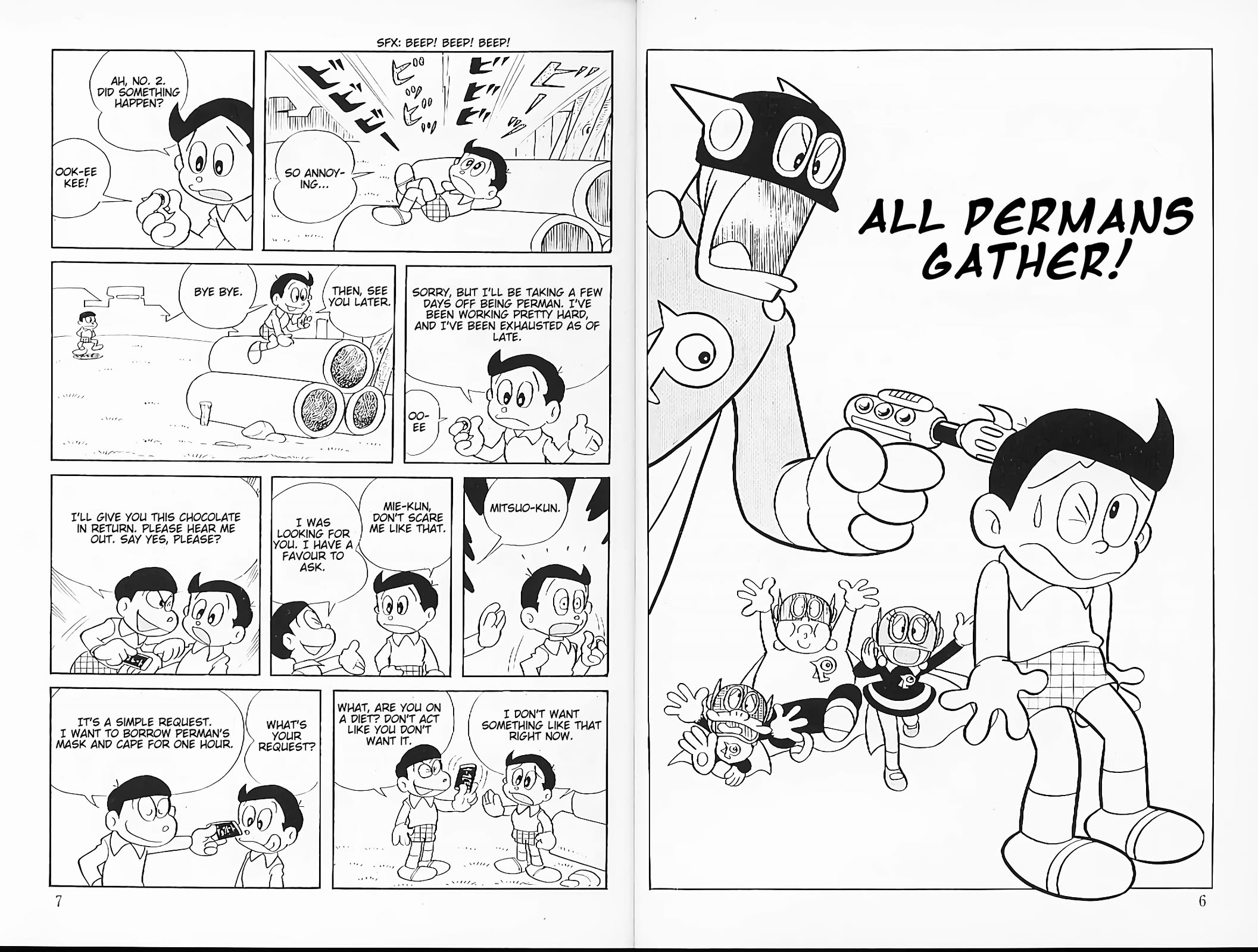 Perman Chapter 37 page 4 - Chapter 37: All Permans Gather!