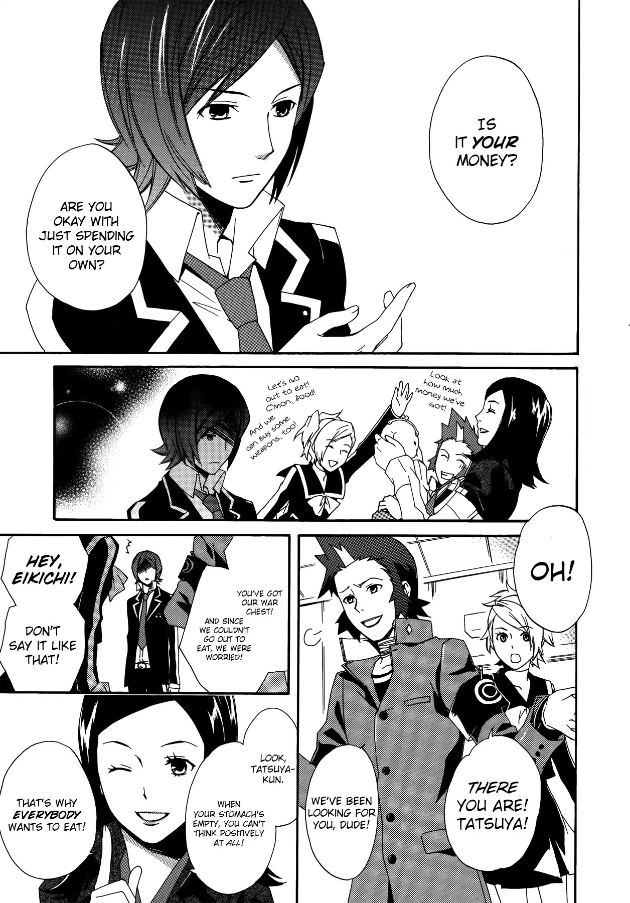 Persona 2: Tsumi Comic Anthology Chapter 13 page 11 - Chapter 13: The Troubled Lone Wolf