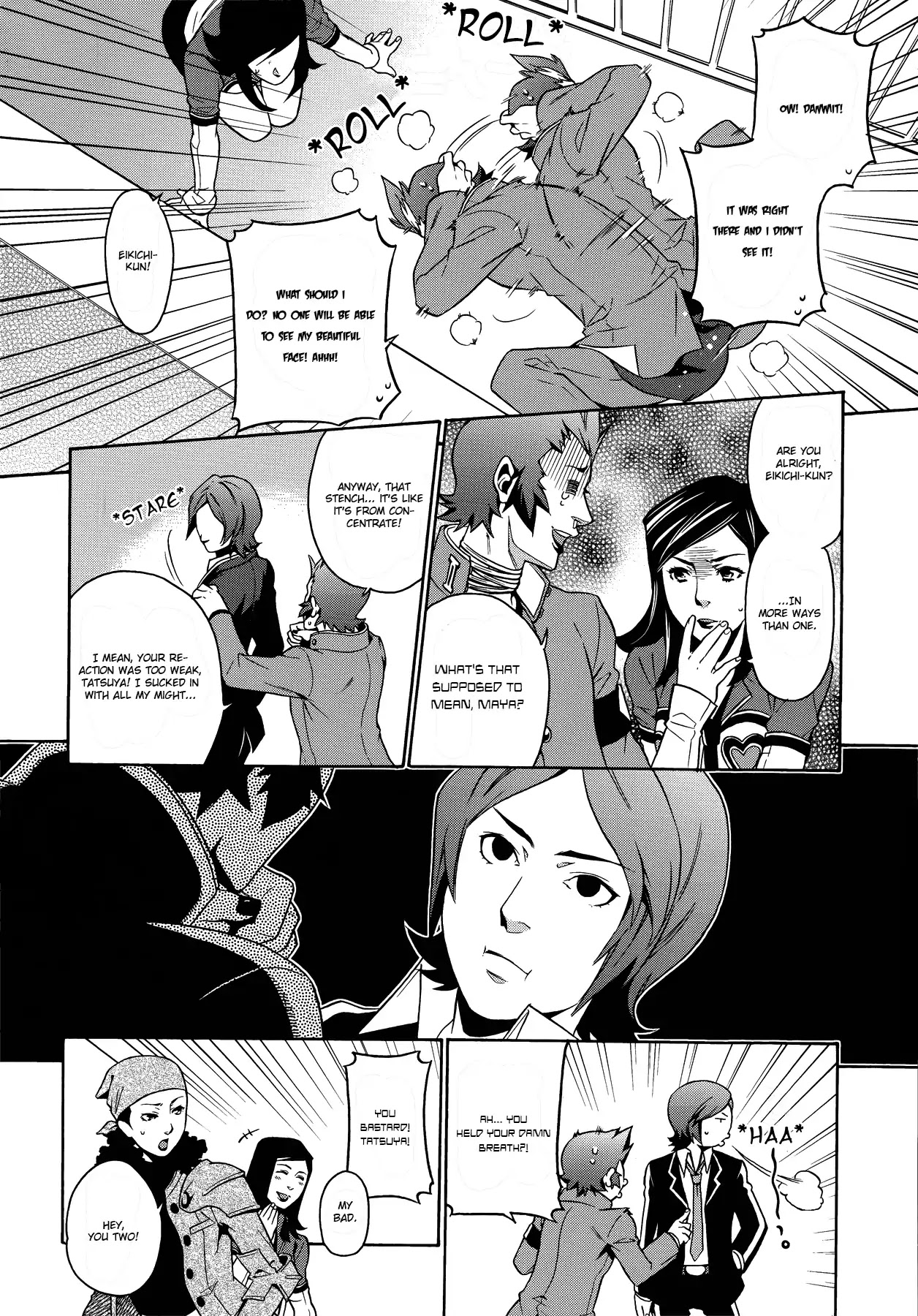 Persona 2: Tsumi Comic Anthology Chapter 6 page 2 - Chapter 6: The Gold Exploration Team Heads Onward