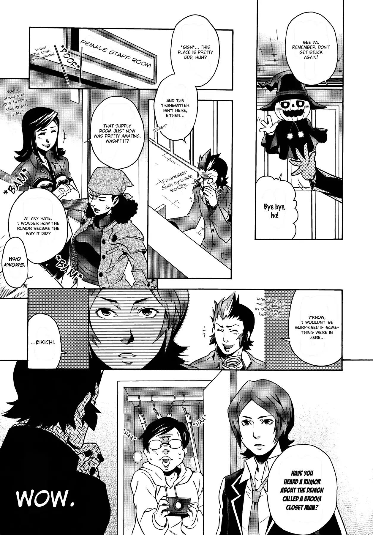 Persona 2: Tsumi Comic Anthology Chapter 6 page 9 - Chapter 6: The Gold Exploration Team Heads Onward