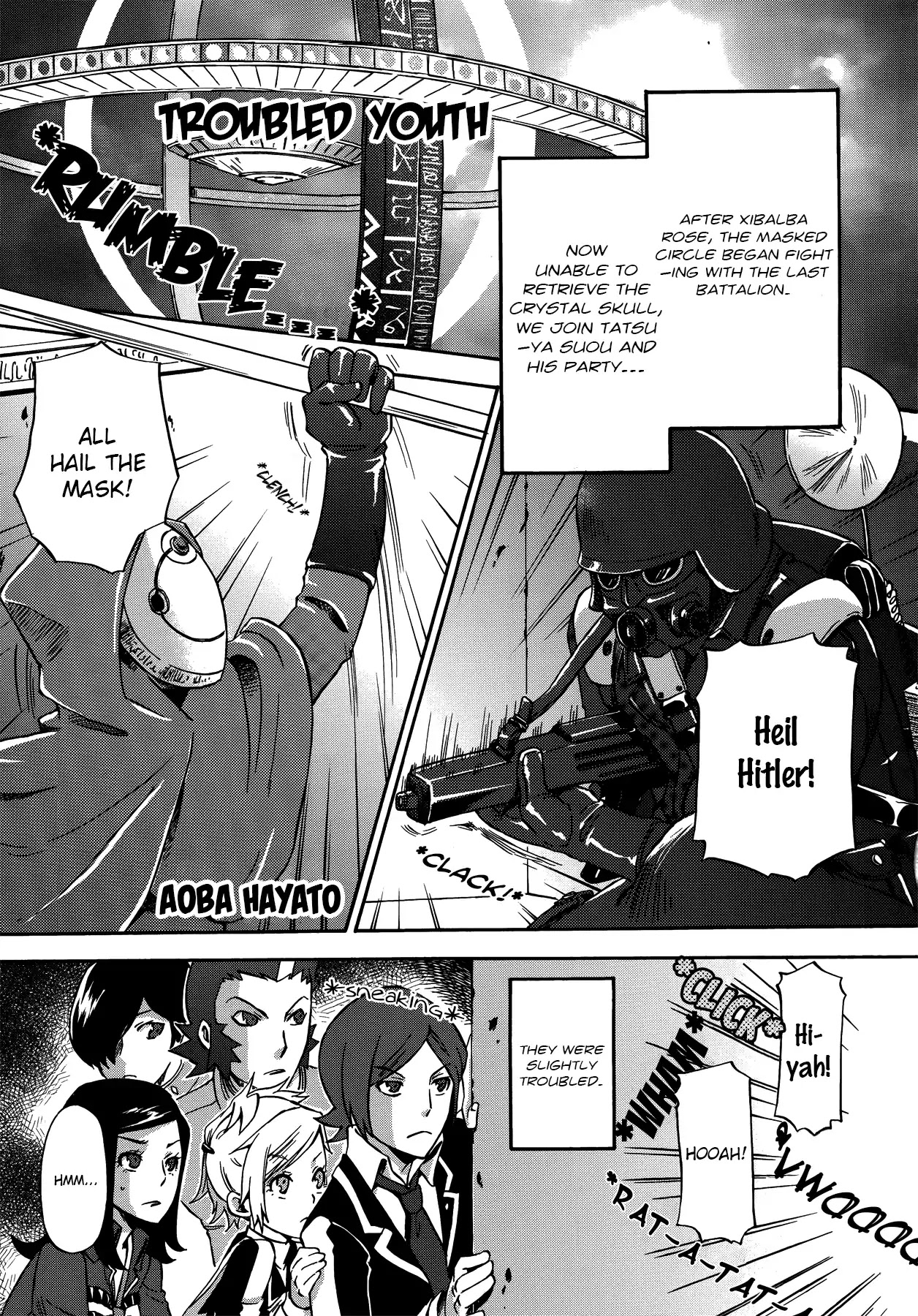 Persona 2: Tsumi Comic Anthology Chapter 9 page 1 - Chapter 9: Troubled Youth