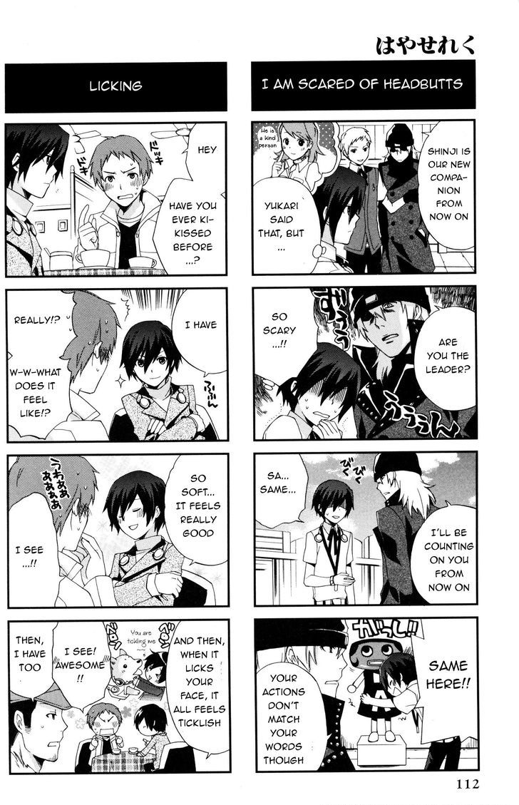 Persona 3 4koma Gag Battle Broken Hen Chapter 1 page 5 - Chapter 1 : I am back!