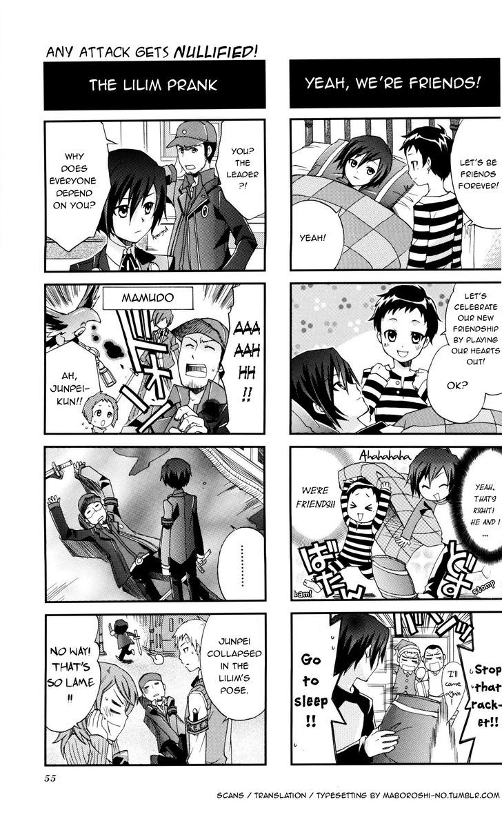 Persona 3 4koma Gag Battle Broken Hen Chapter 2 page 2 - Chapter 2 : Any attack gets nullified!