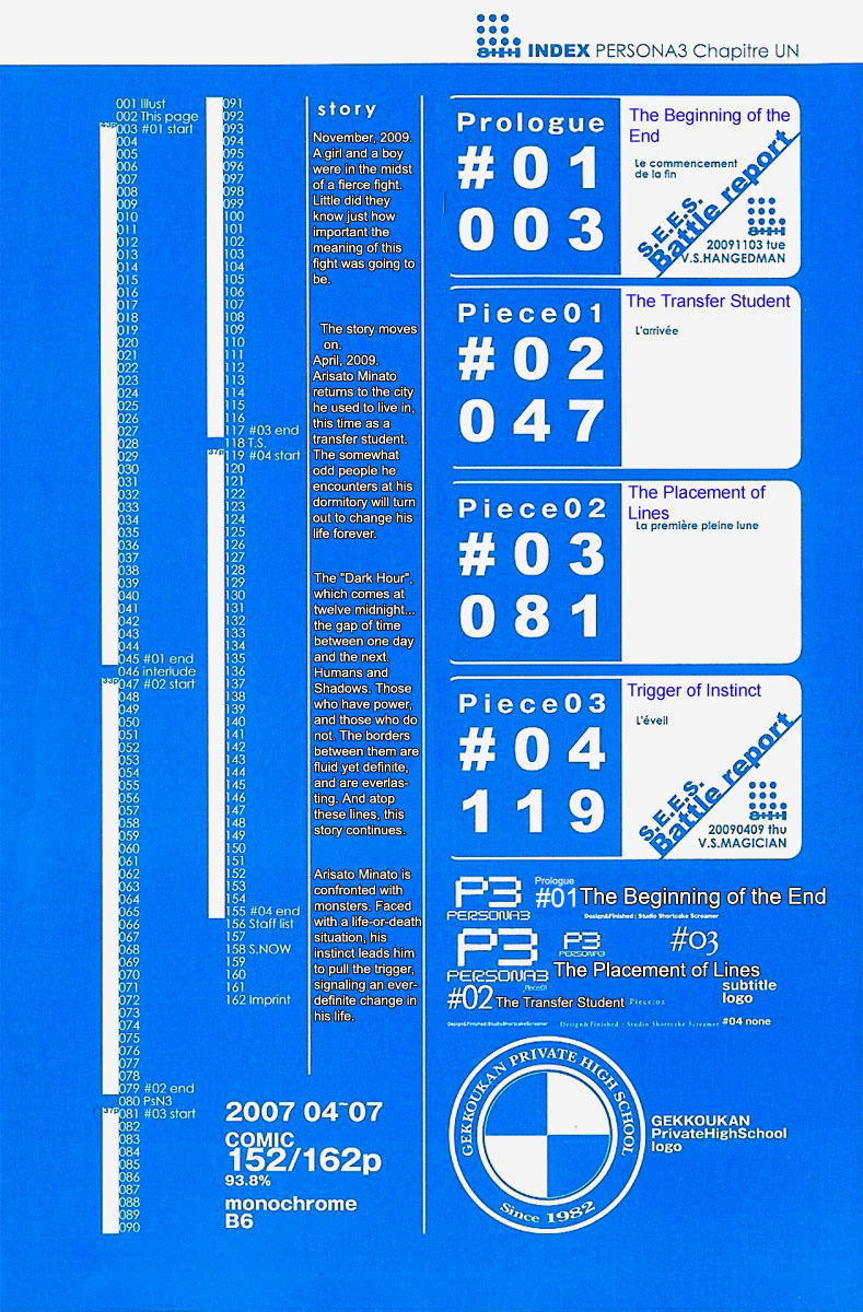 Persona 3 Chapter 0 page 8 - Chapter 0: Prologue