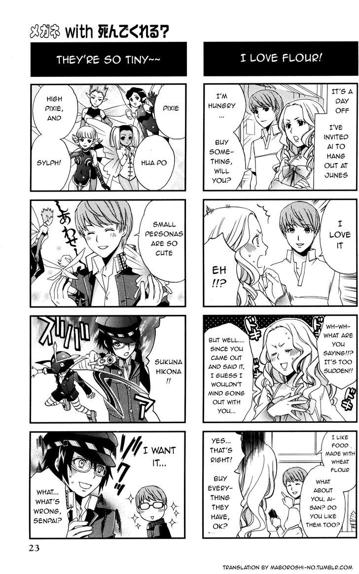 Persona 4 4koma Kings Chapter 4 page 6 - Chapter 4 : The Heroes of Class 2-2