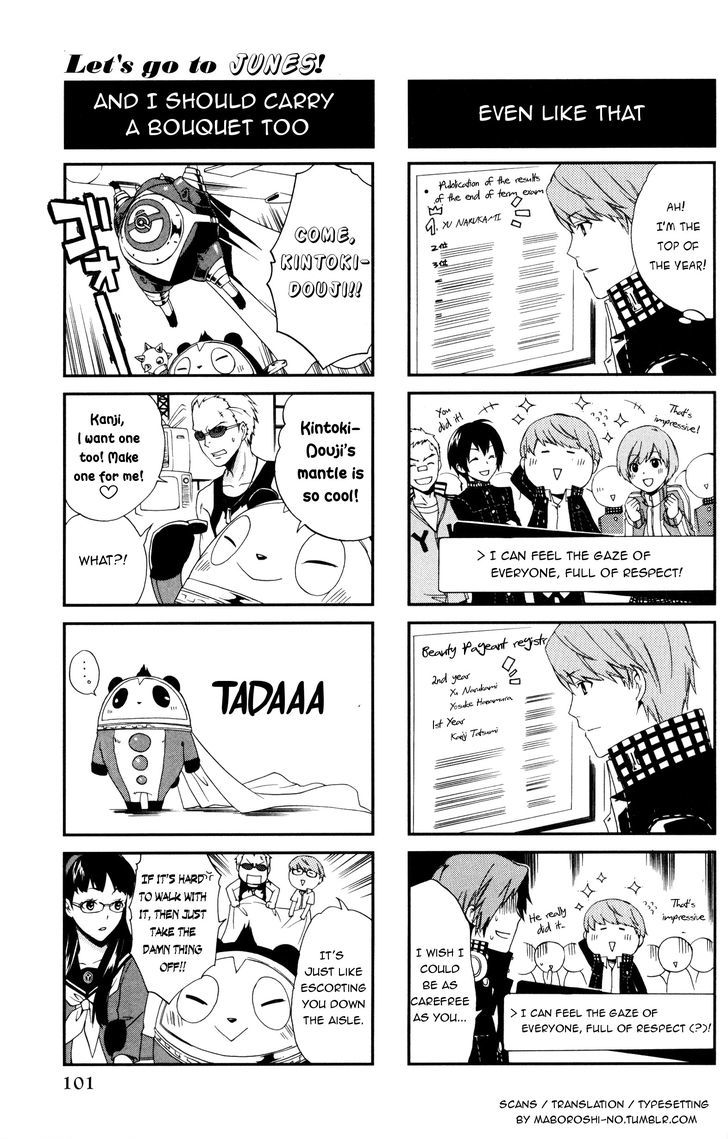 Persona 4 4koma Kings Chapter 5 page 6 - Chapter 5 : v.5 c.Let's go to Junes!