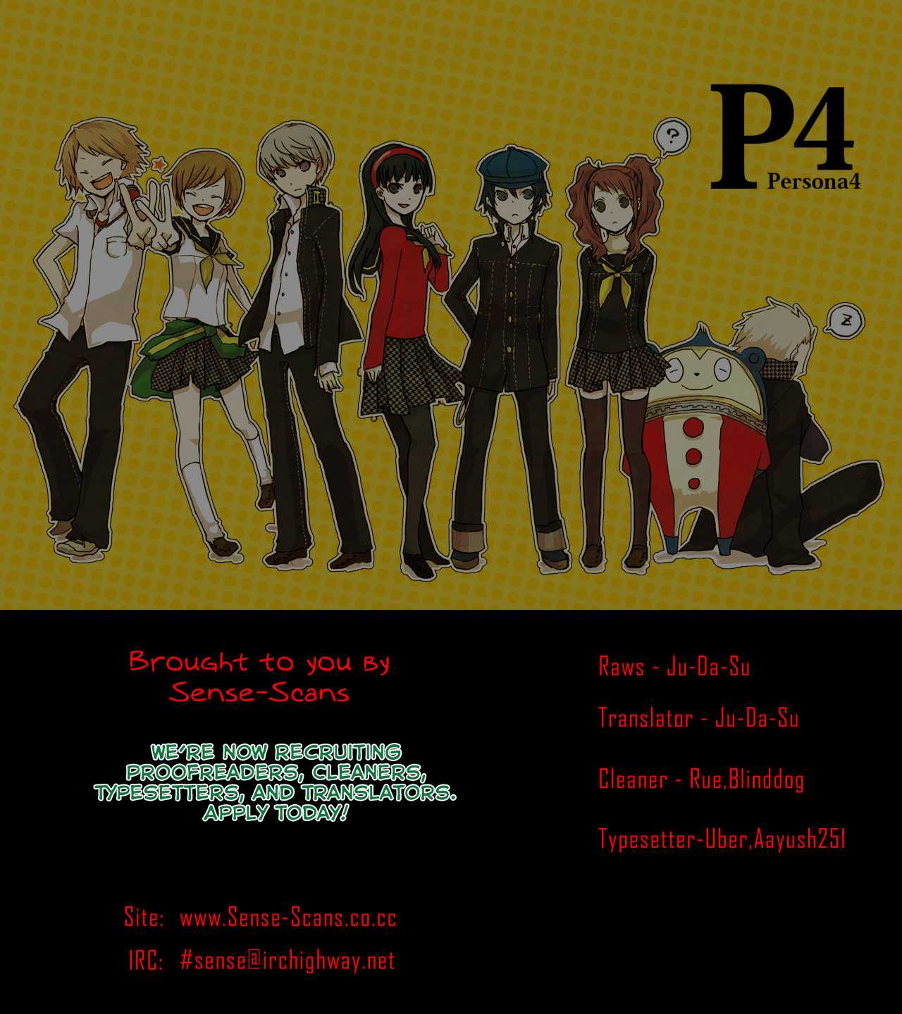 Persona 4 Chapter 10 page 1 - Chapter 10