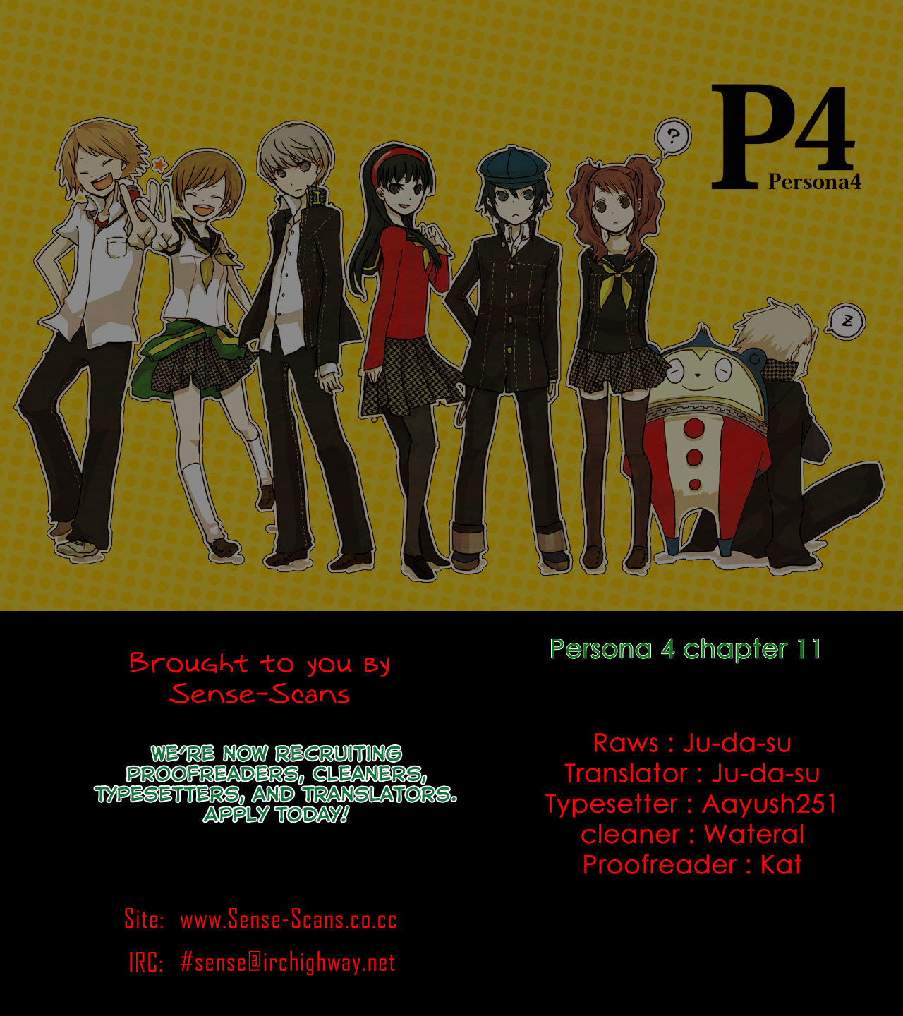 Persona 4 Chapter 11 page 1 - Chapter 11