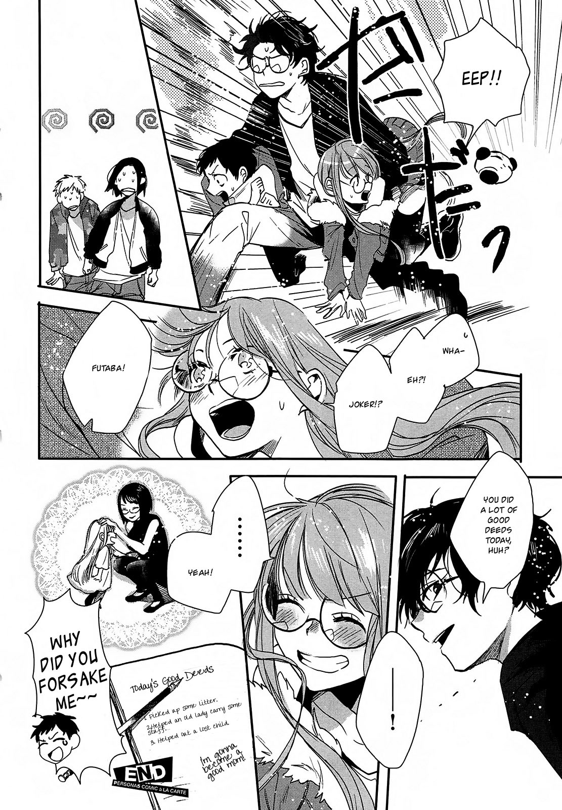 Persona 5 A la Carte Anthology Chapter 10 page 8 - Chapter 10: Futaba's Book of Good Deeds