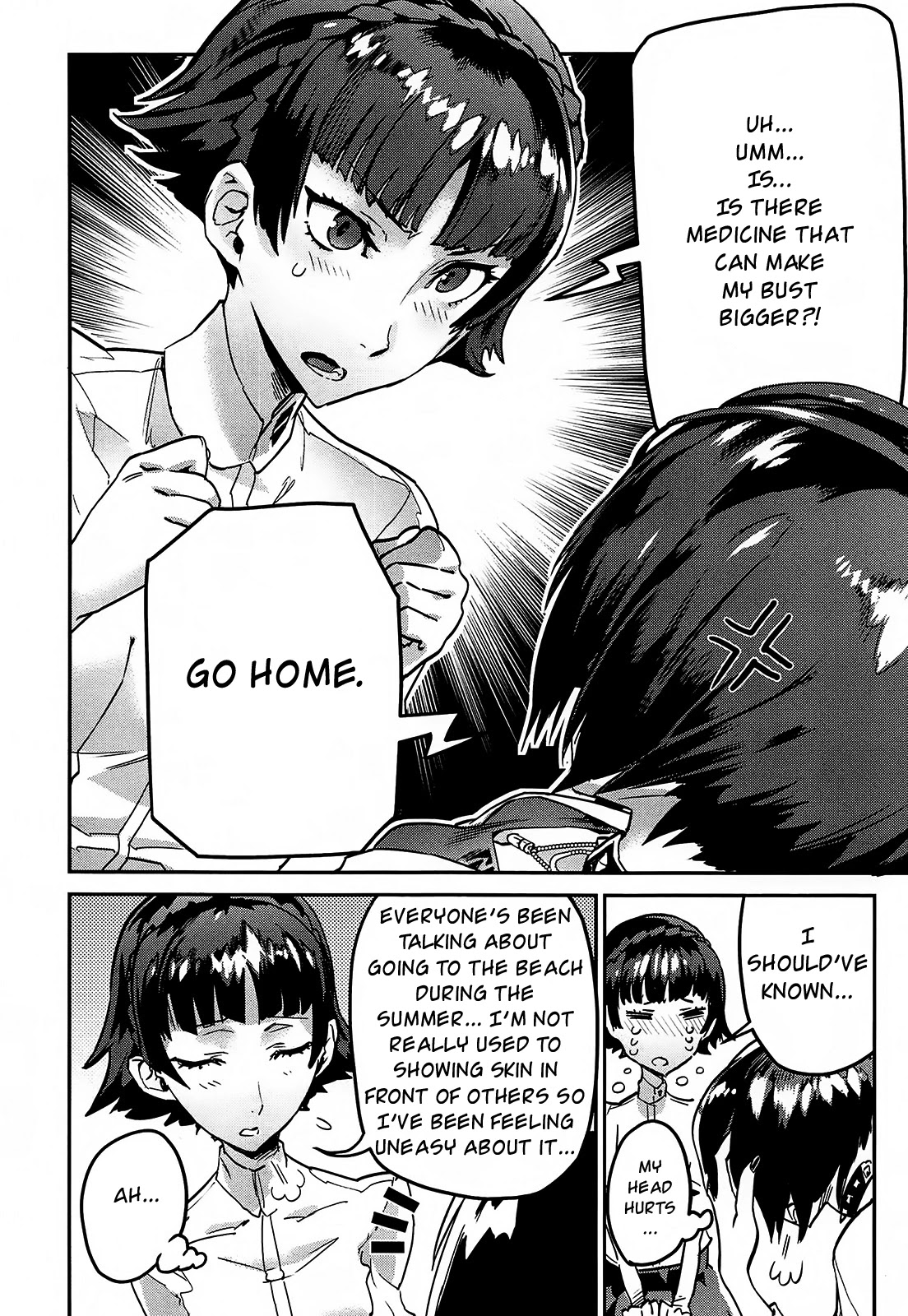 Persona 5 A la Carte Anthology Chapter 11 page 8 - Chapter 11: Takemi Tae's Suffering