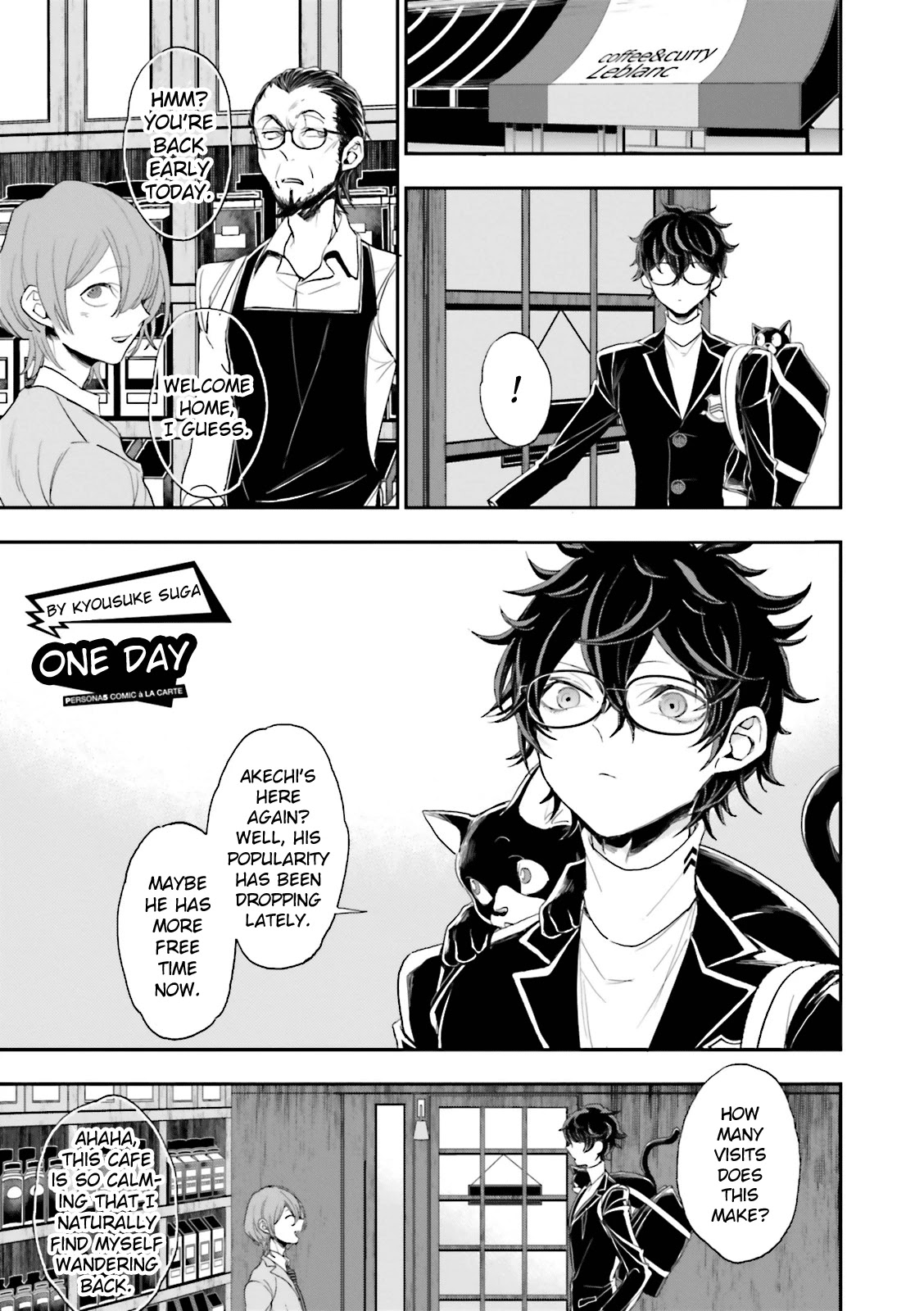 Persona 5 A la Carte Anthology Chapter 12 page 1 - Chapter 12: One Day