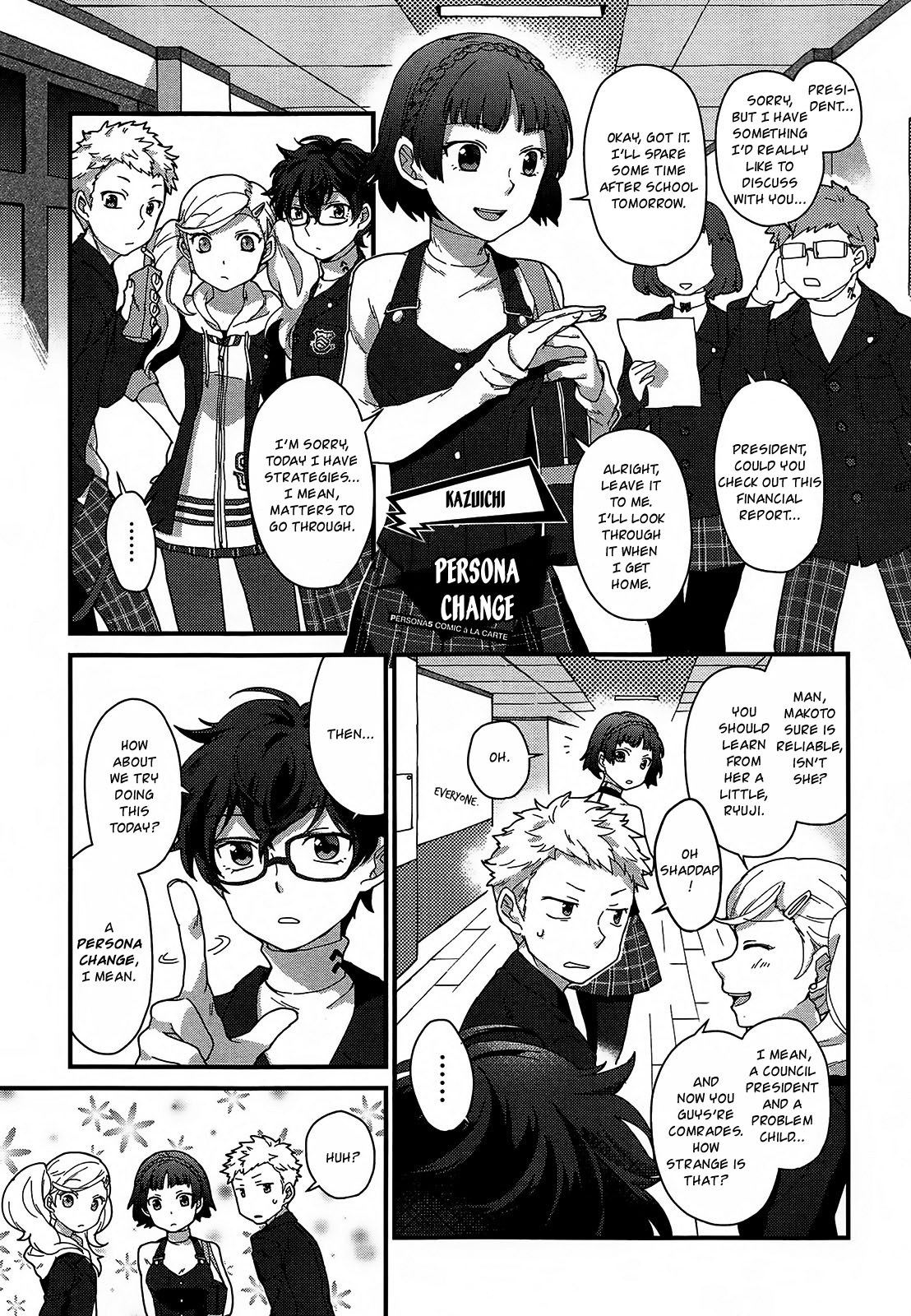Persona 5 A la Carte Anthology Chapter 6 page 1 - Chapter 6: Persona Change