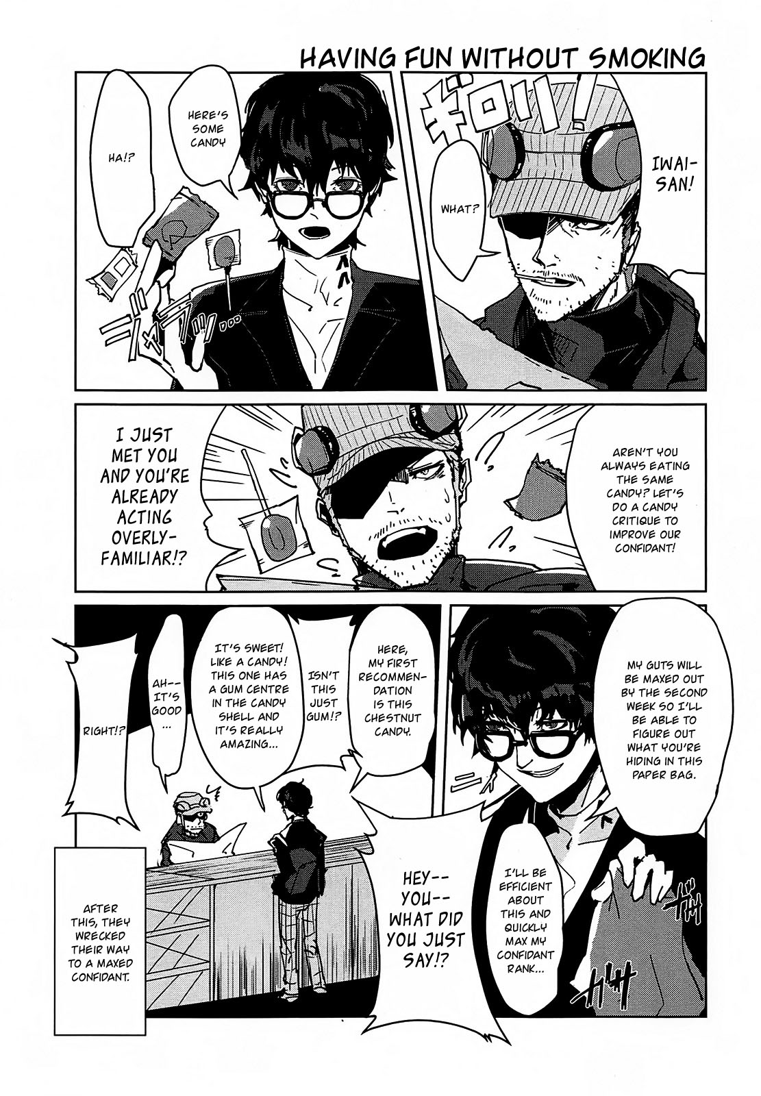 Persona 5 A la Carte Anthology Chapter 7 page 9 - Chapter 7: One-page Manga Playhouse