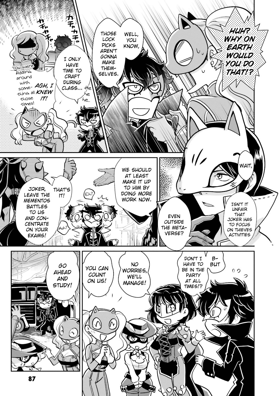 Persona 5 A la Carte Anthology Chapter 9 page 5 - Chapter 9: Joker's Gonna Fail!?