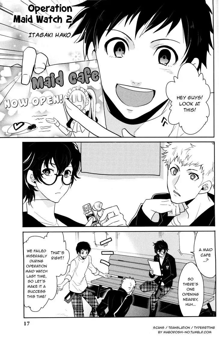 Persona 5 Comic Anthology Chapter 1.2 page 1 - Vol.1 Chapter 2: Operation Maid Watch 2