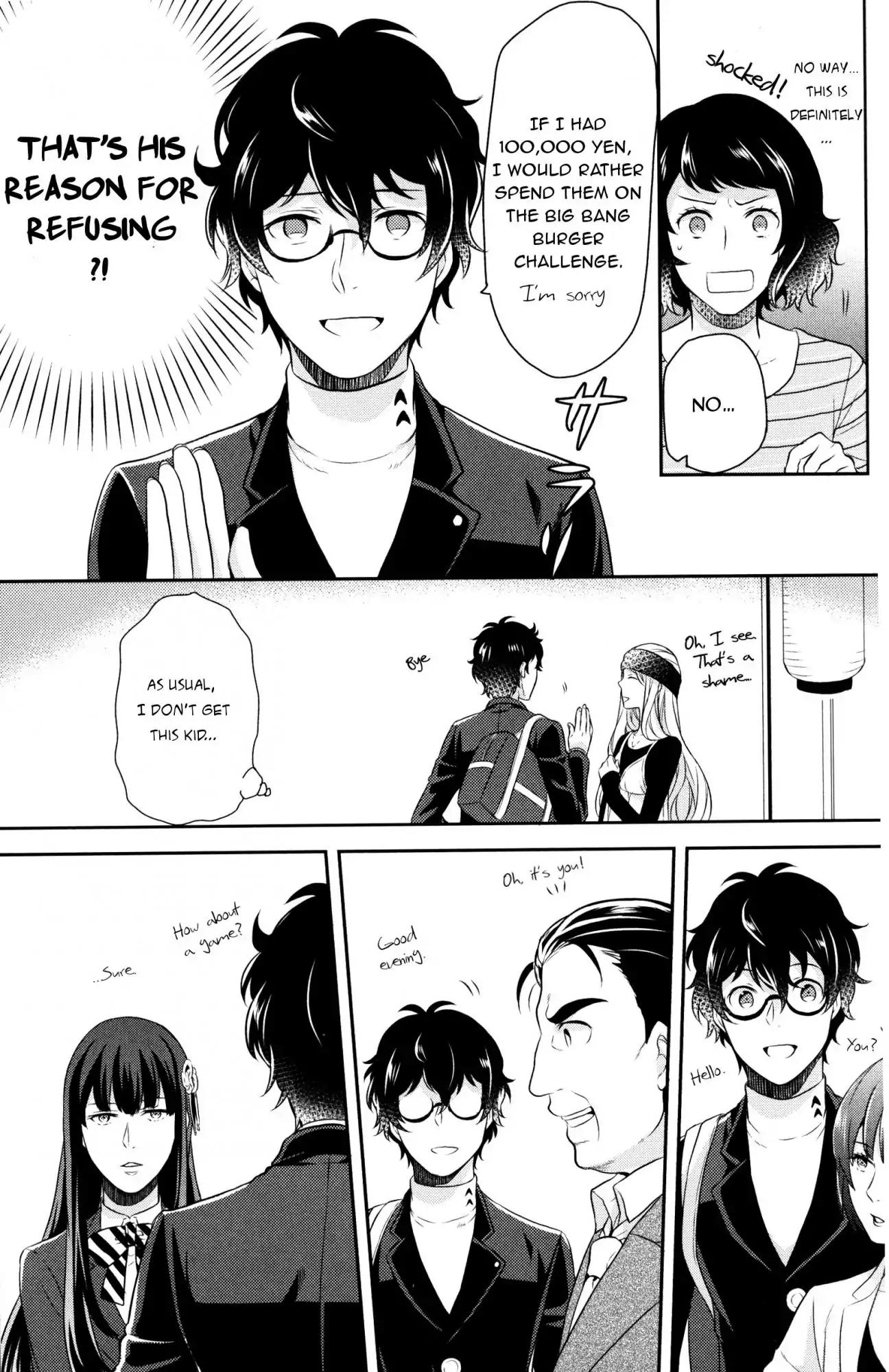 Persona 5 Comic Anthology Chapter 3.8 page 5 - Vol.3 Chapter 8: His secret