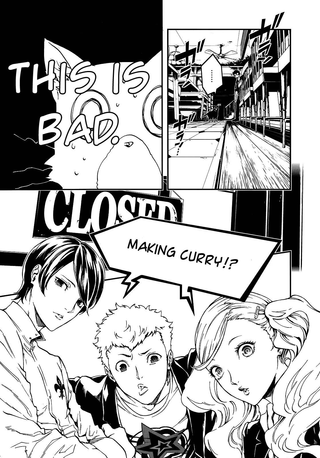 Persona 5 Dengeki Comic Anthology Chapter 1 page 13 - Chapter 1: The Curry's Secret and the Treasure that Joker Can't Steal