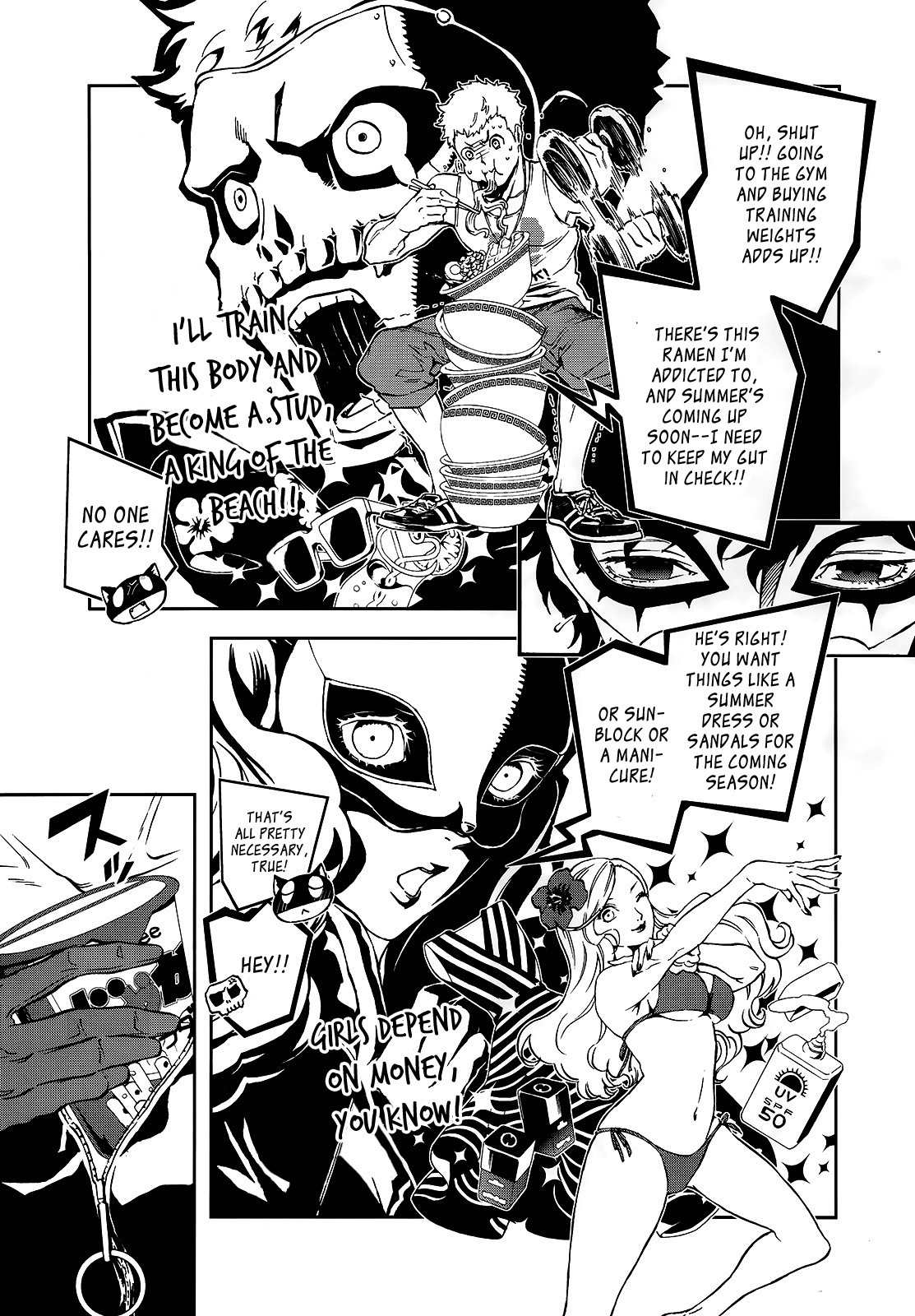 Persona 5 Dengeki Comic Anthology Chapter 1 page 17 - Chapter 1: The Curry's Secret and the Treasure that Joker Can't Steal