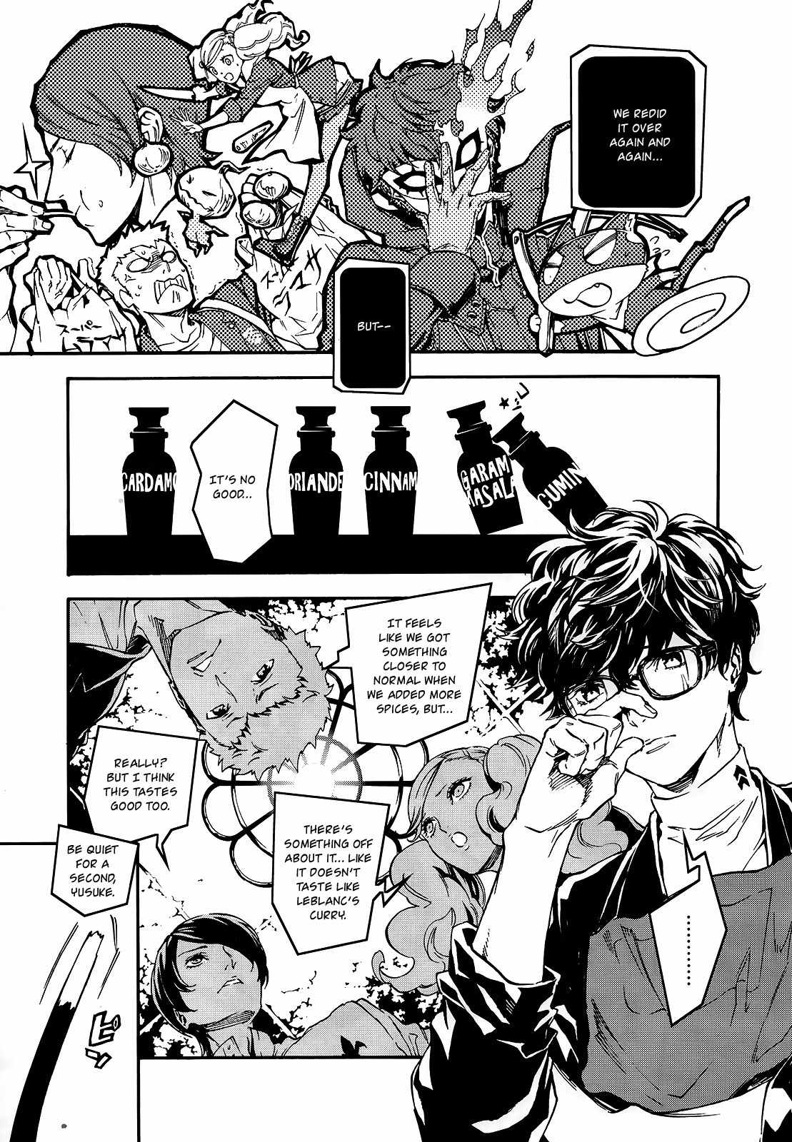 Persona 5 Dengeki Comic Anthology Chapter 1 page 21 - Chapter 1: The Curry's Secret and the Treasure that Joker Can't Steal