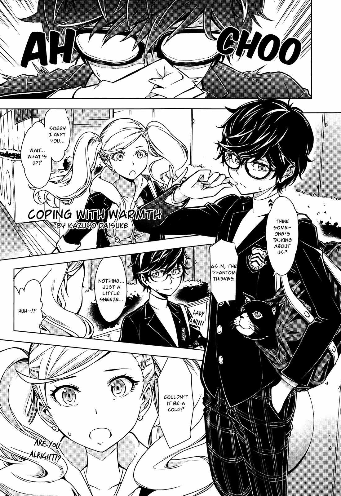 Persona 5 Dengeki Comic Anthology Chapter 11 page 1 - Chapter 11: Coping With Warmth