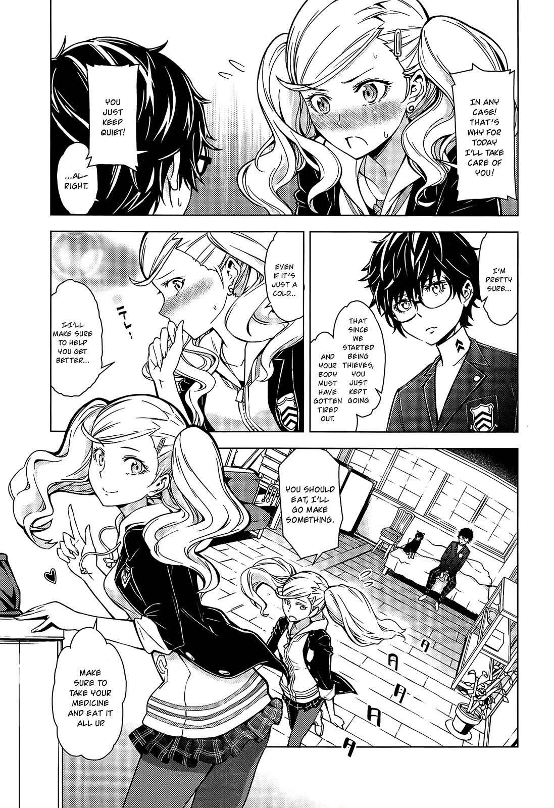 Persona 5 Dengeki Comic Anthology Chapter 11 page 4 - Chapter 11: Coping With Warmth
