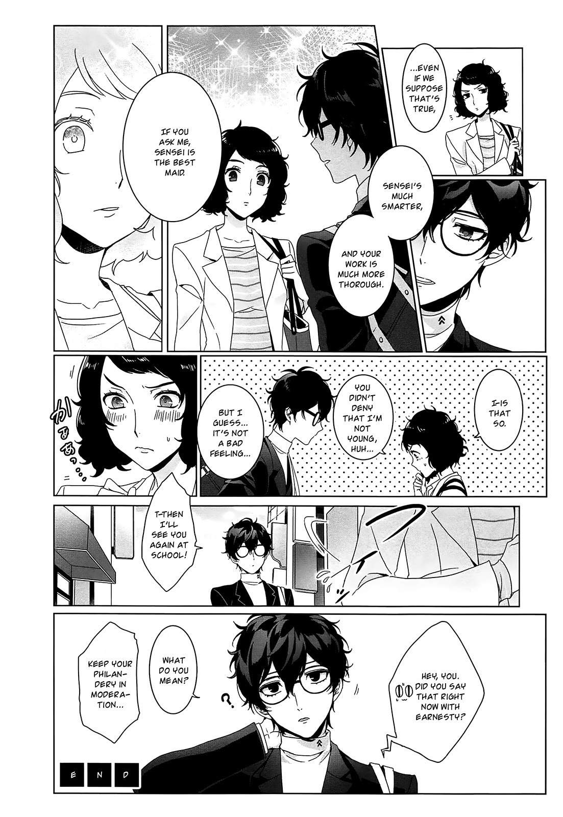 Persona 5 Dengeki Comic Anthology Chapter 3 page 10 - Chapter 3: Maid of Gentleness