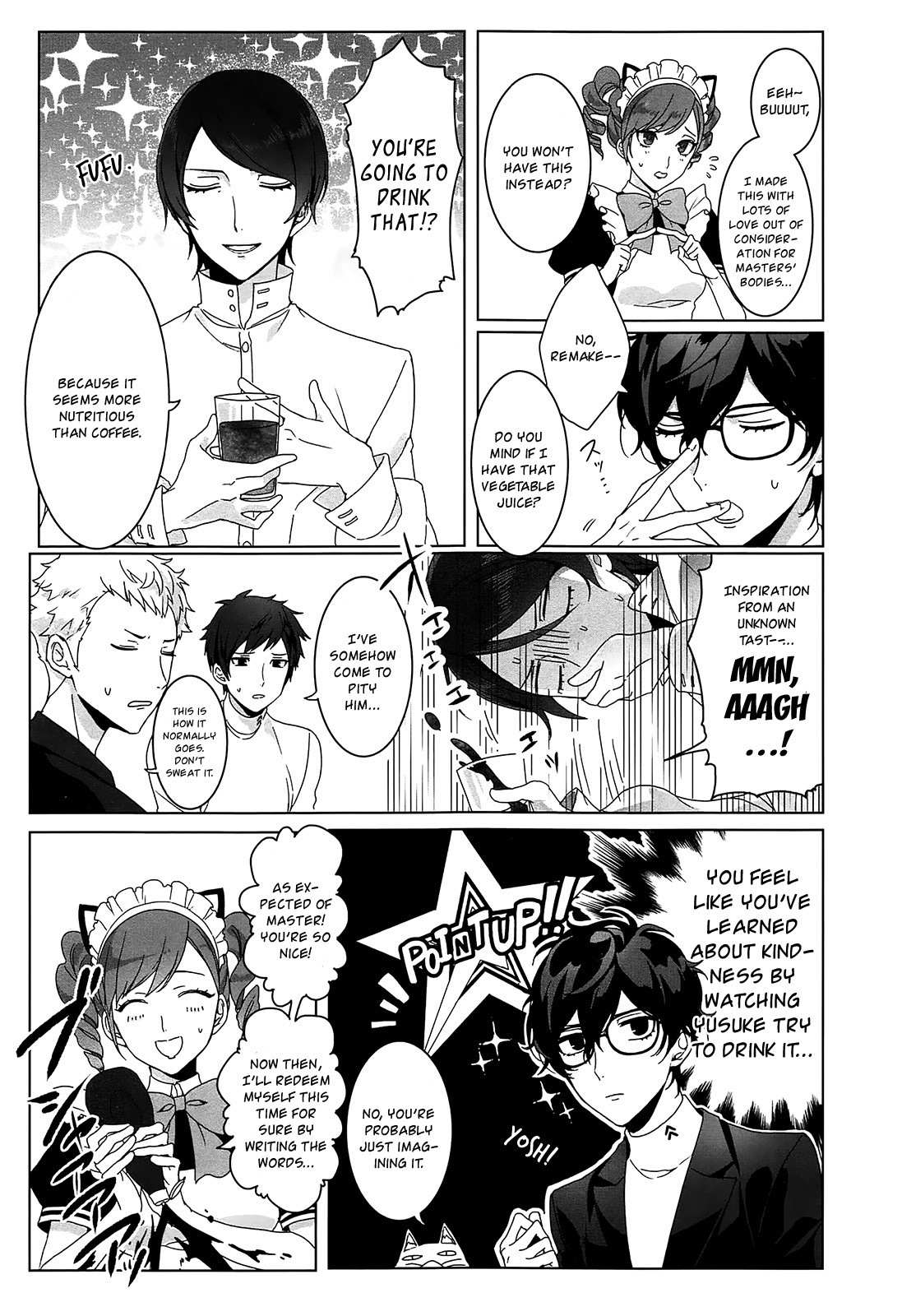 Persona 5 Dengeki Comic Anthology Chapter 3 page 5 - Chapter 3: Maid of Gentleness