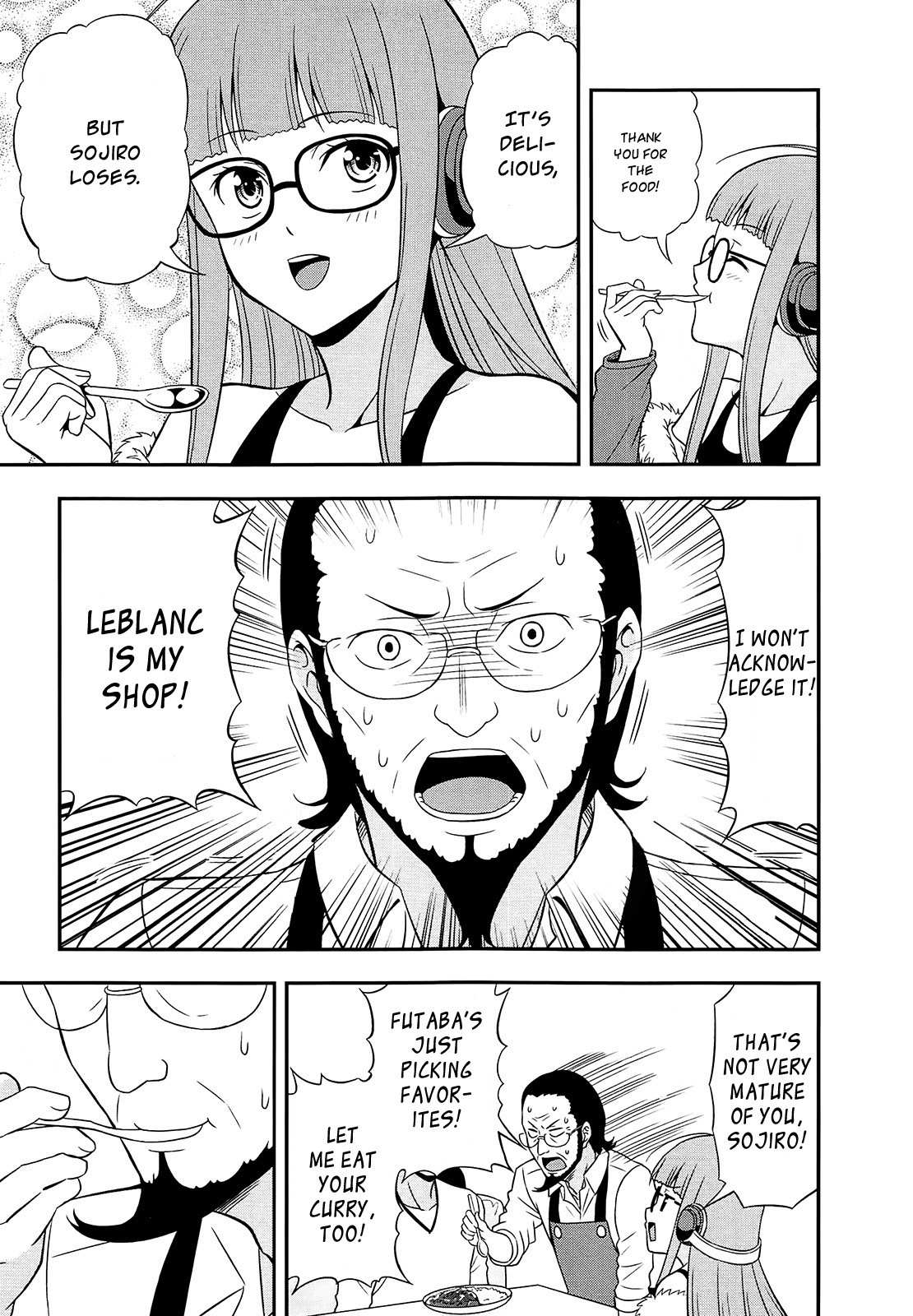 Persona 5 Dengeki Comic Anthology Chapter 5 page 7 - Chapter 5: The Sakura Household Curry Show