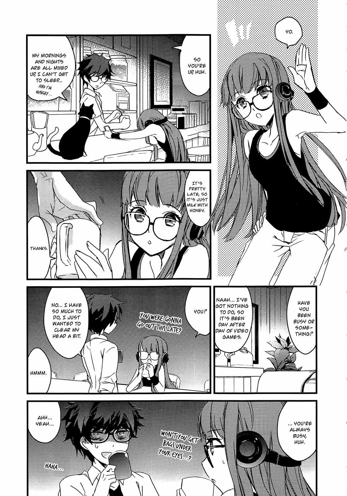 Persona 5 Dengeki Comic Anthology Chapter 6 page 3 - Chapter 6: Various Feelings in a Sleepless Night