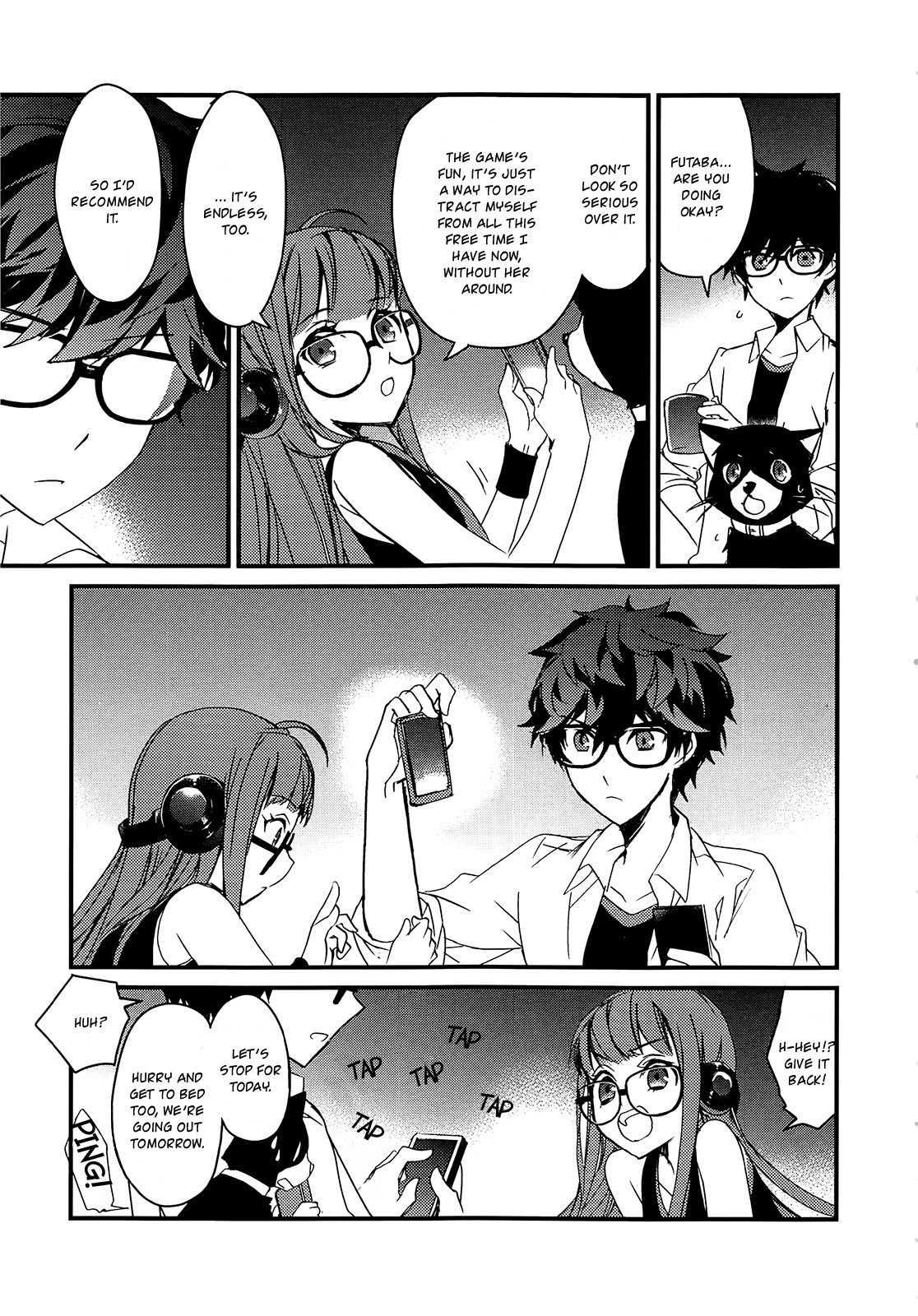 Persona 5 Dengeki Comic Anthology Chapter 6 page 5 - Chapter 6: Various Feelings in a Sleepless Night