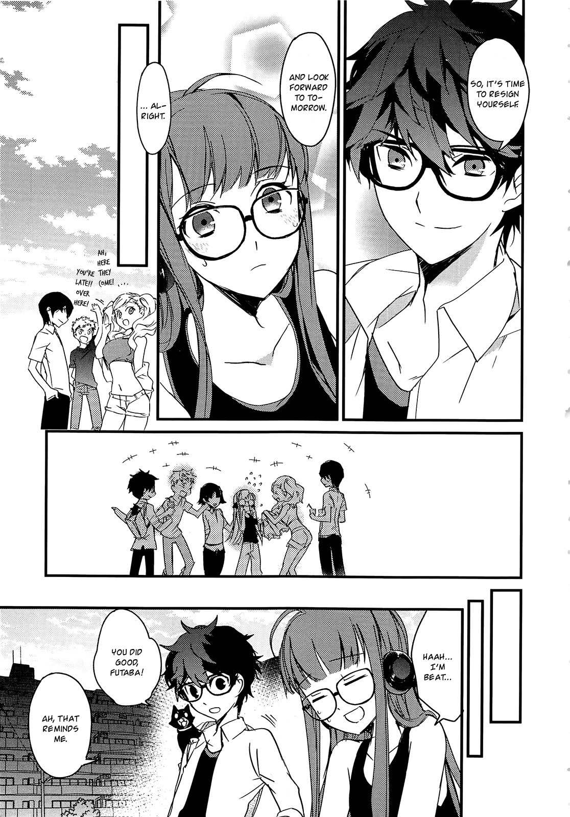 Persona 5 Dengeki Comic Anthology Chapter 6 page 7 - Chapter 6: Various Feelings in a Sleepless Night