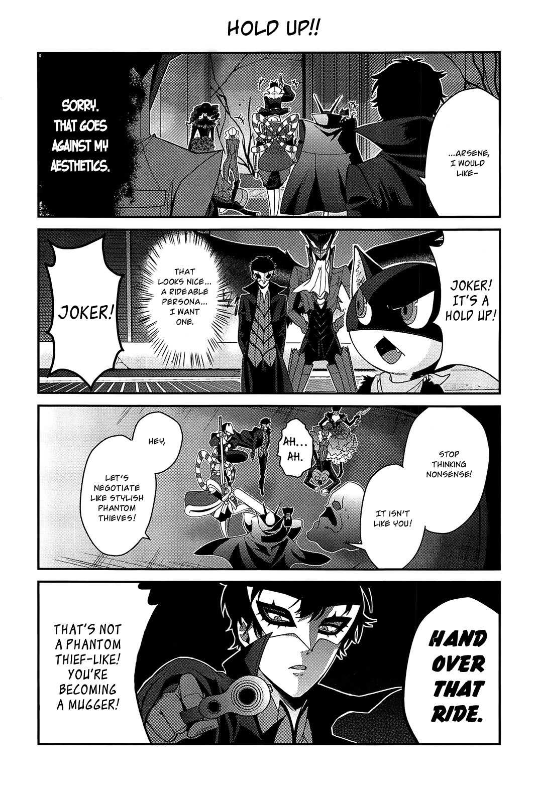 Persona 5 Dengeki Comic Anthology Chapter 9 page 4 - Chapter 9: Today's Mementos is Still Threatening